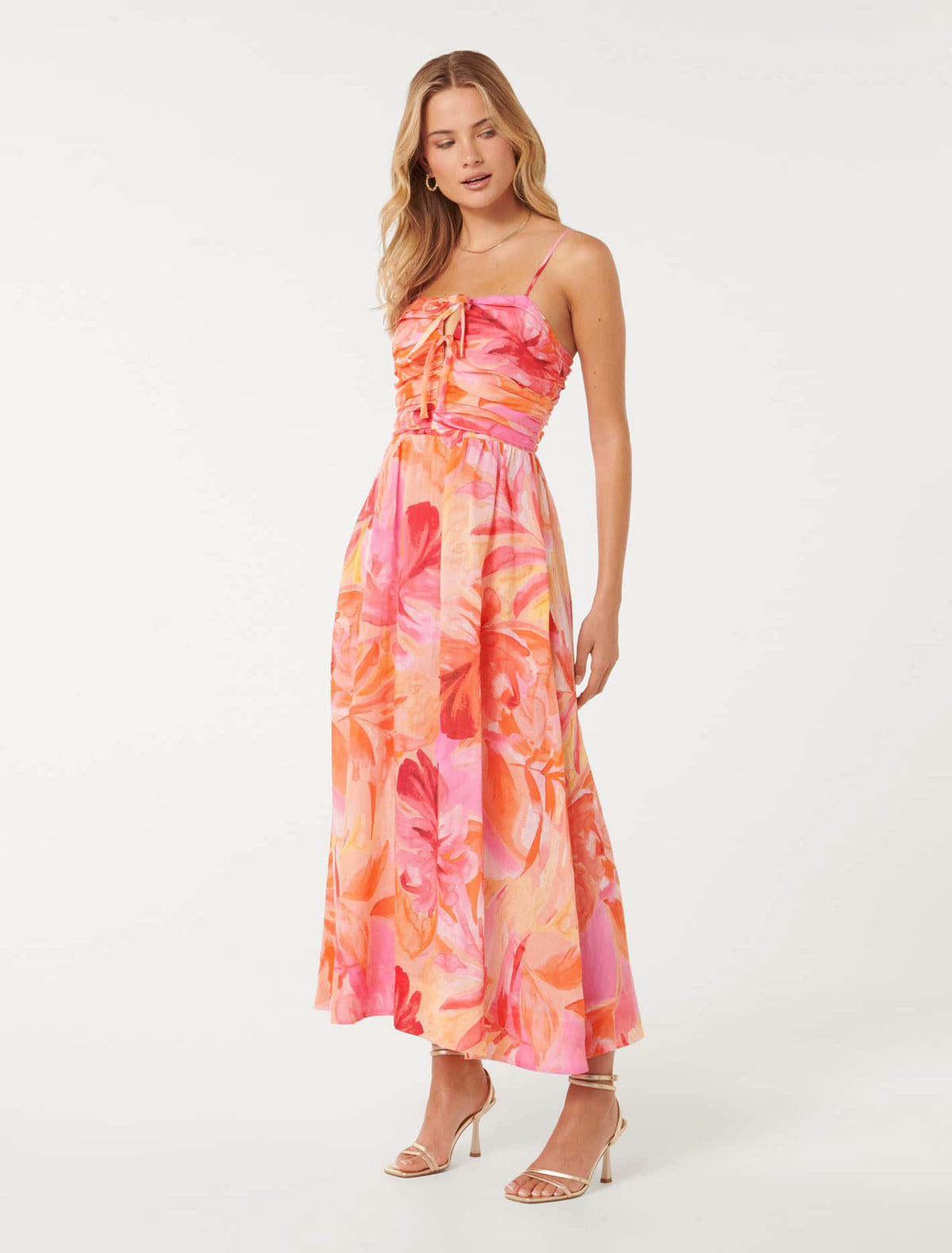 Alexandra Double Tie Midi Capella Tropical
