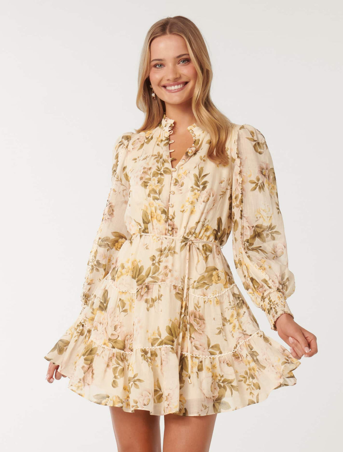 Caterina Printed Mini Skater Fortuna Floral