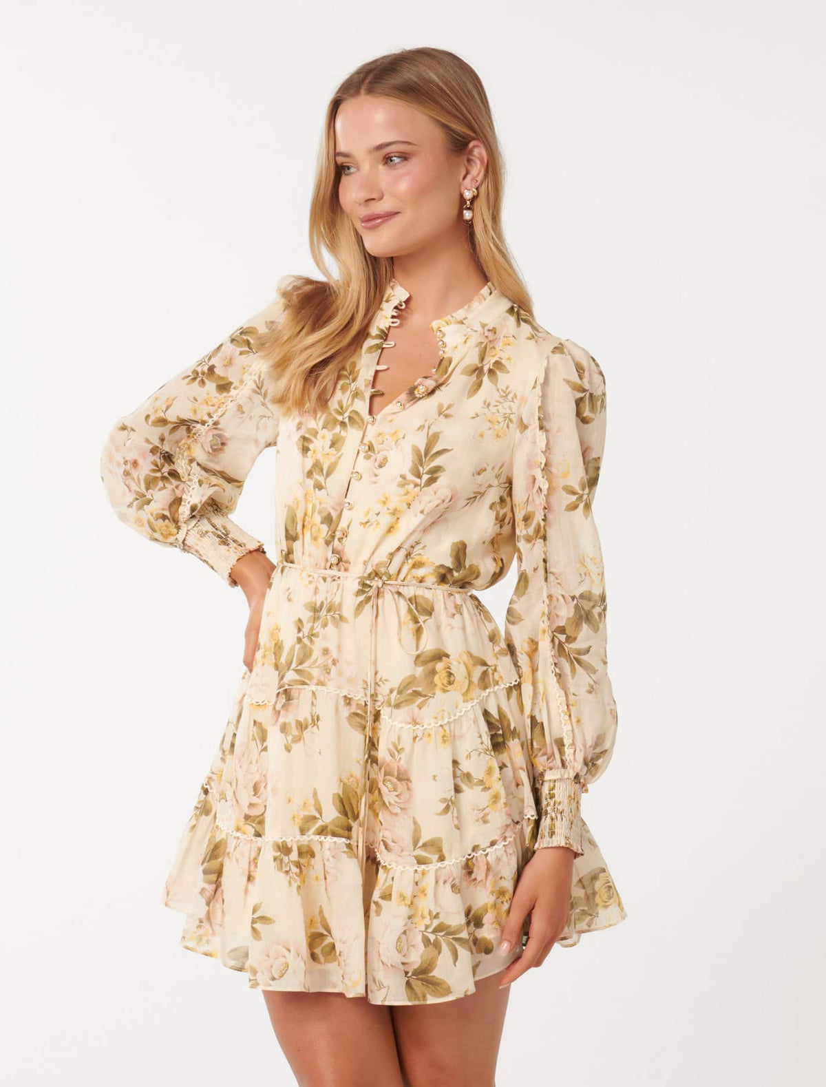 Caterina Printed Mini Skater Fortuna Floral