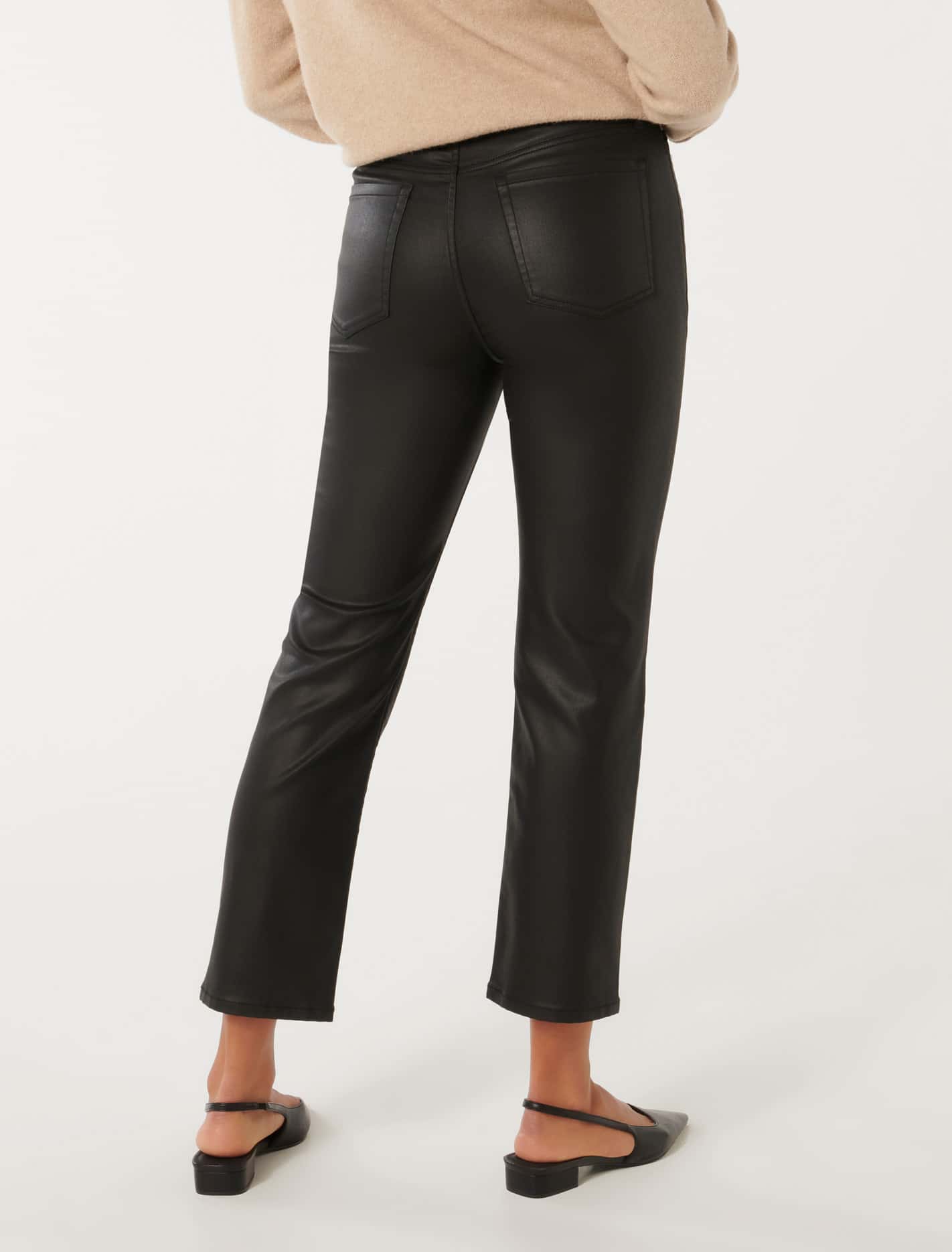 Stella Straight Leg Jean Black Coated