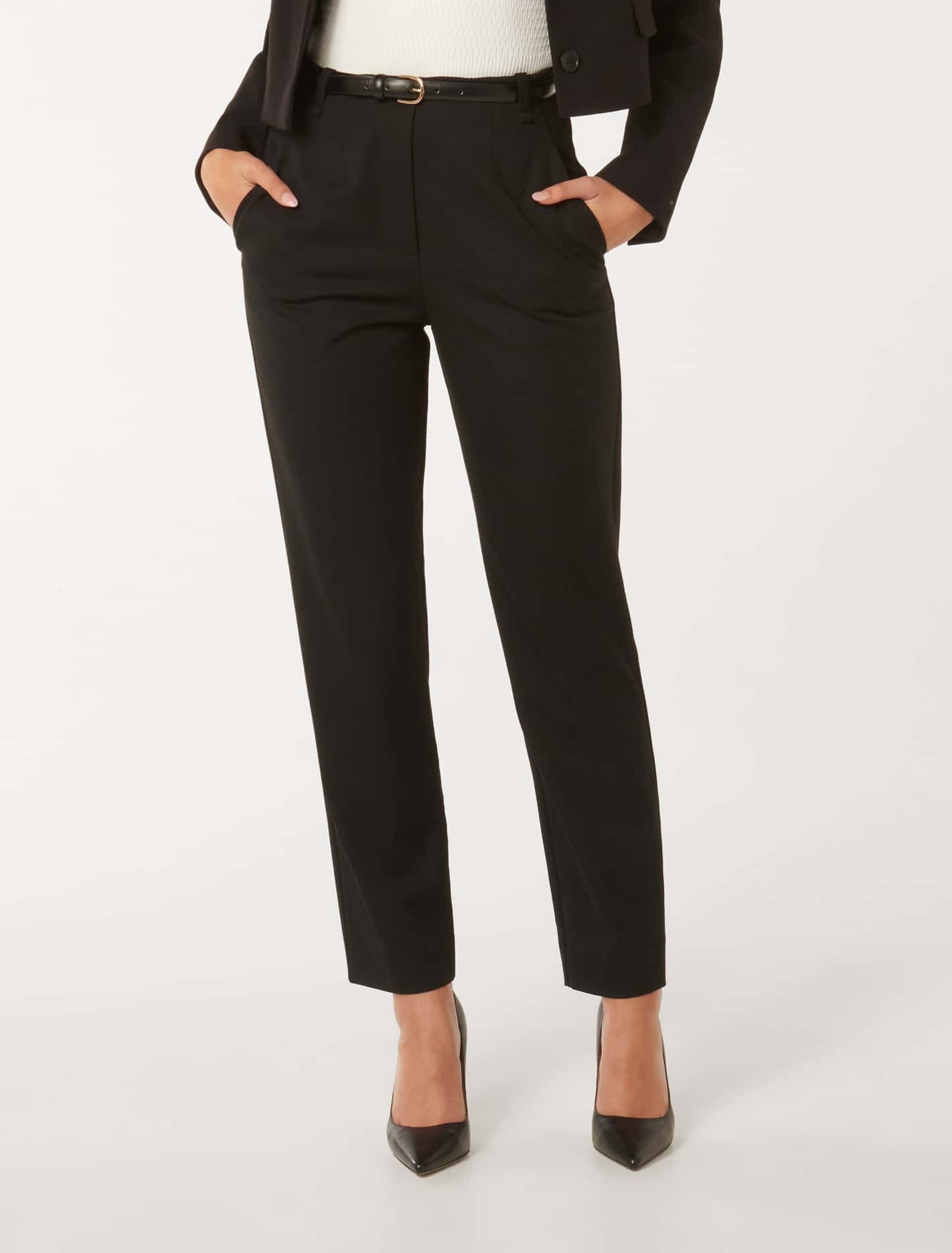 Terry Tapered Pant Black