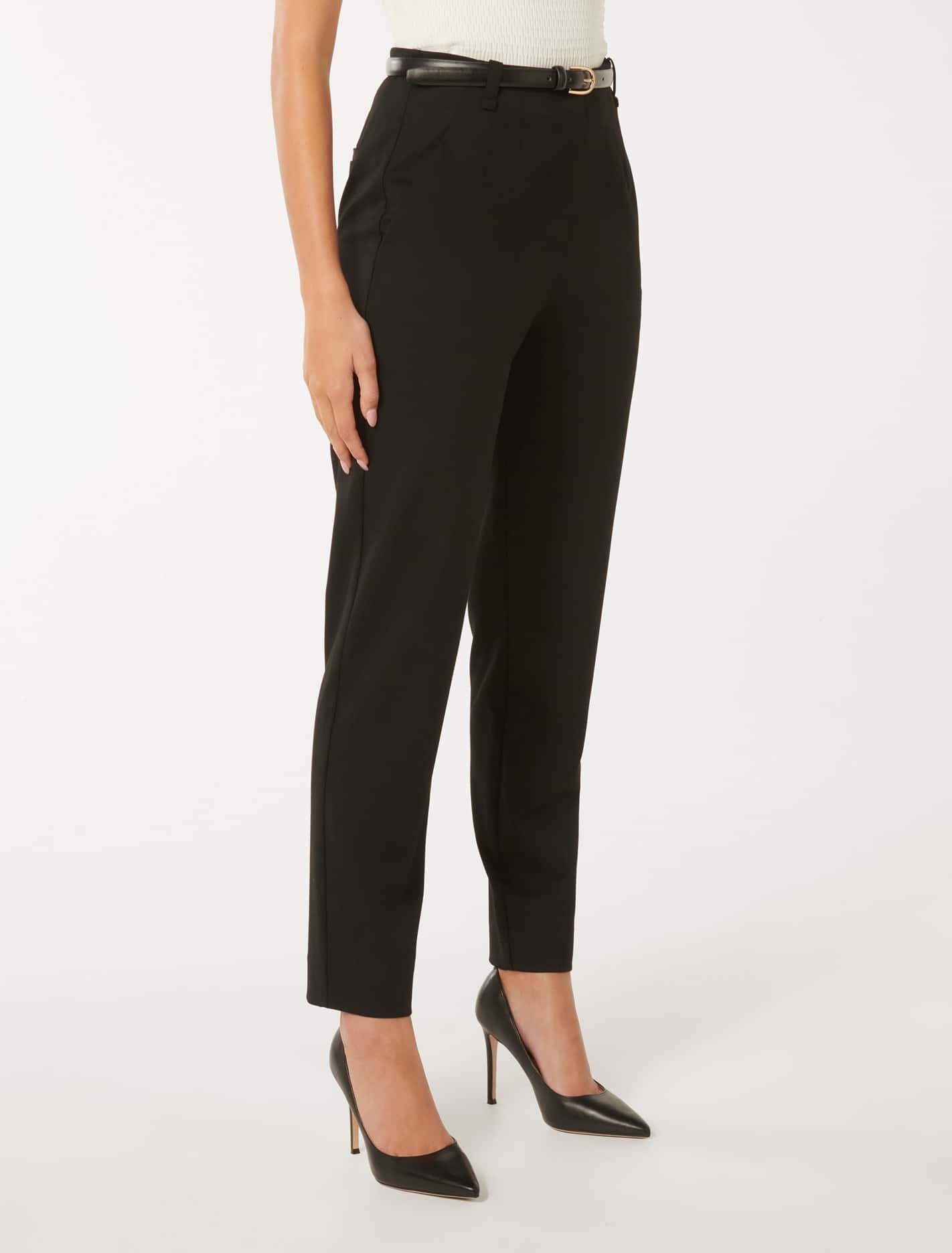 Terry Tapered Pant Black