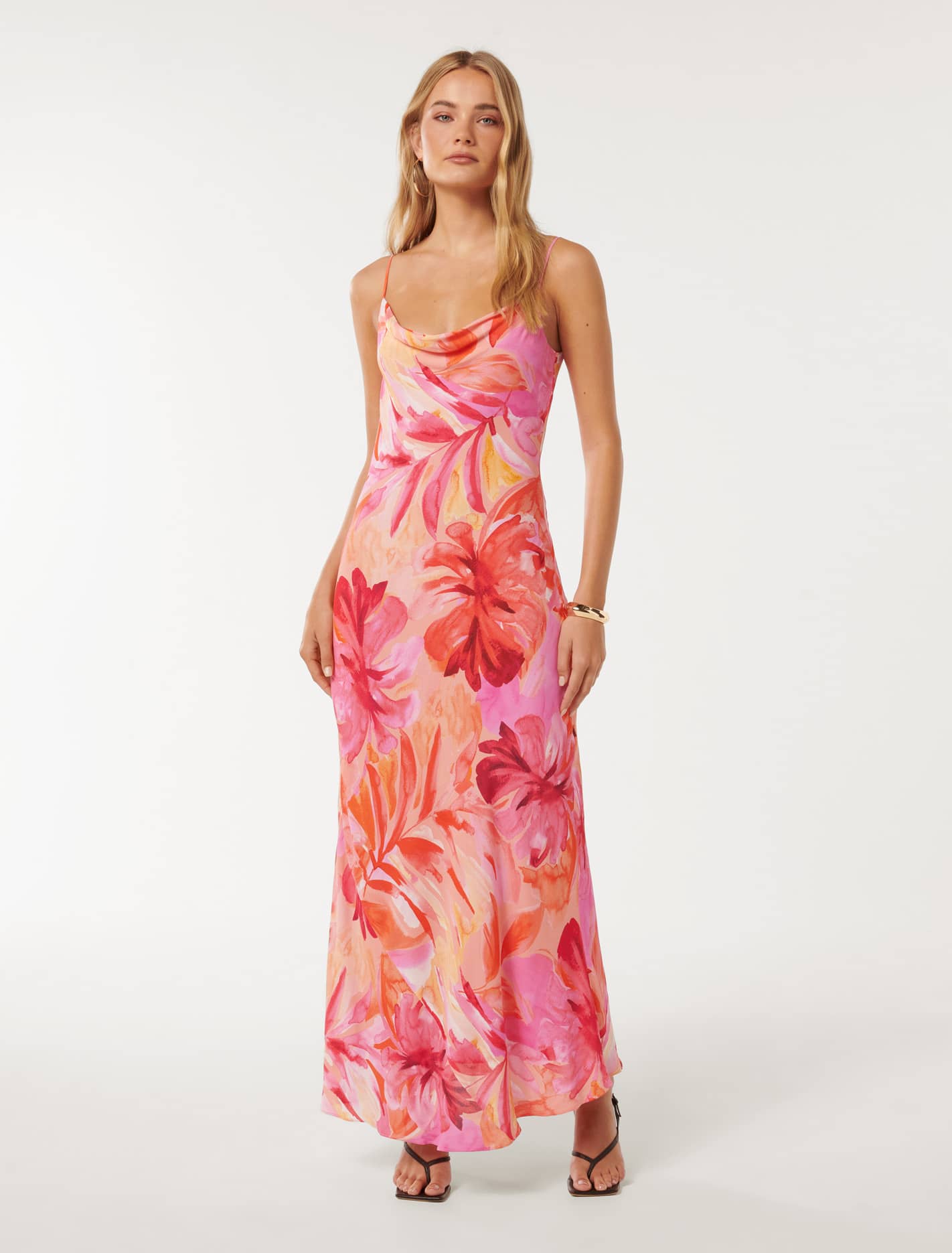 Valerie Cowl Neck Maxi Capella Tropical