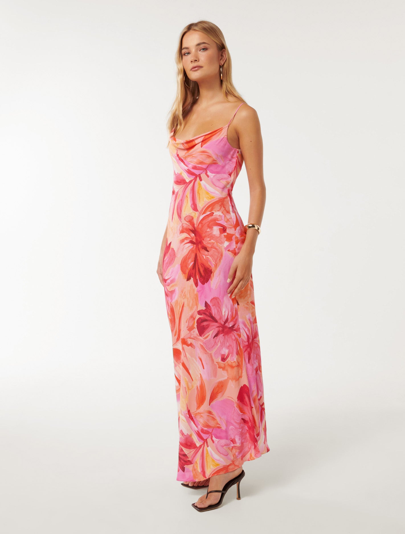 Valerie Cowl Neck Maxi Capella Tropical