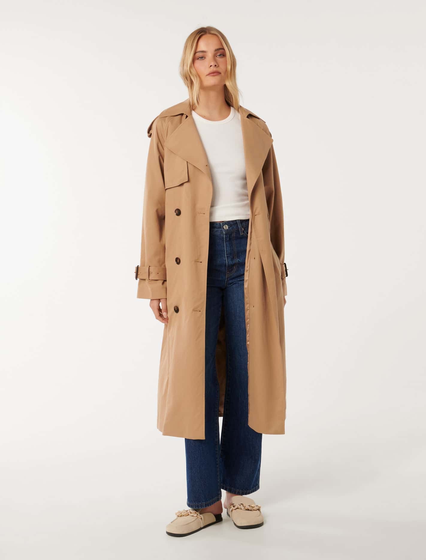 Melissa Trench Coat Tan