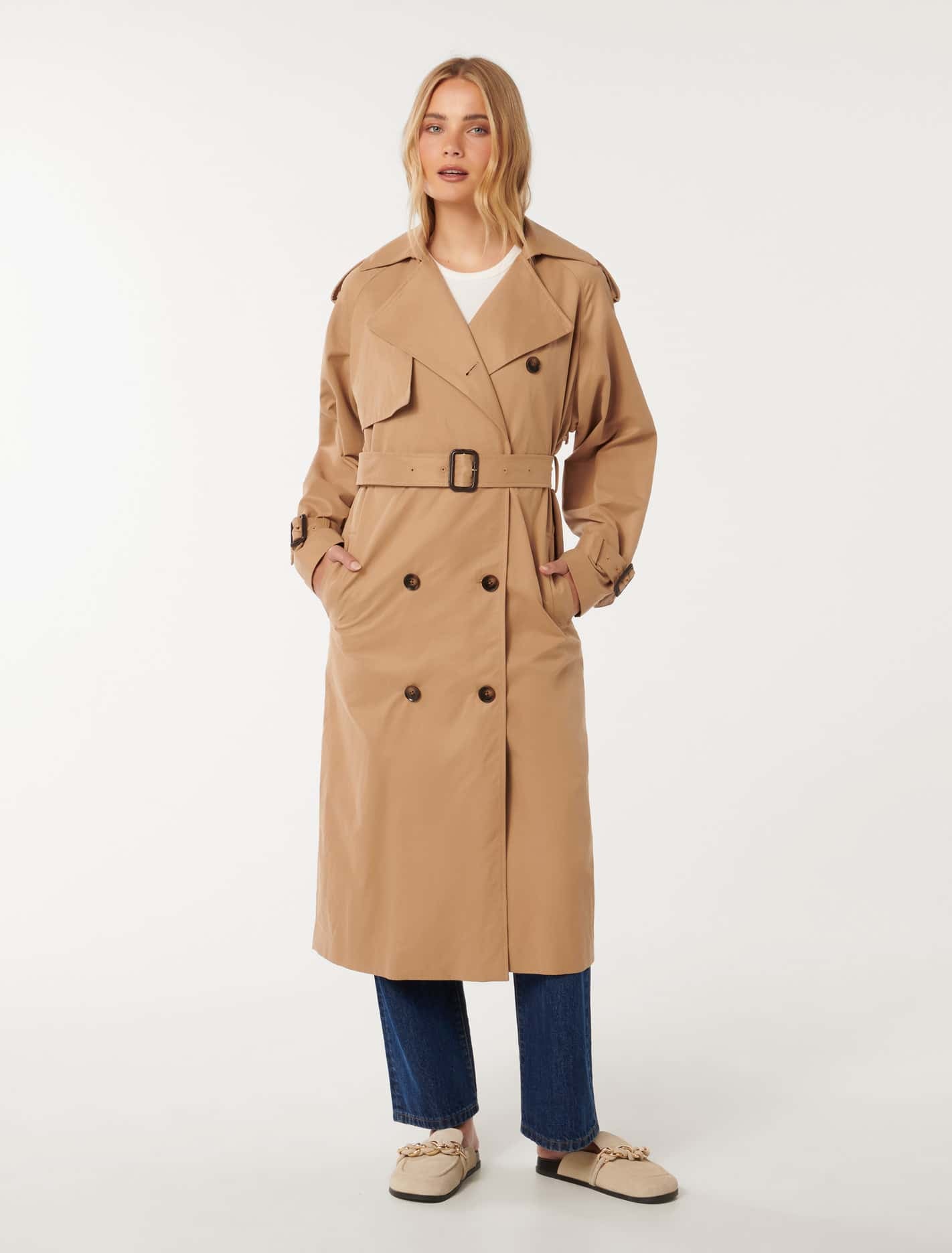 Melissa Trench Coat Tan