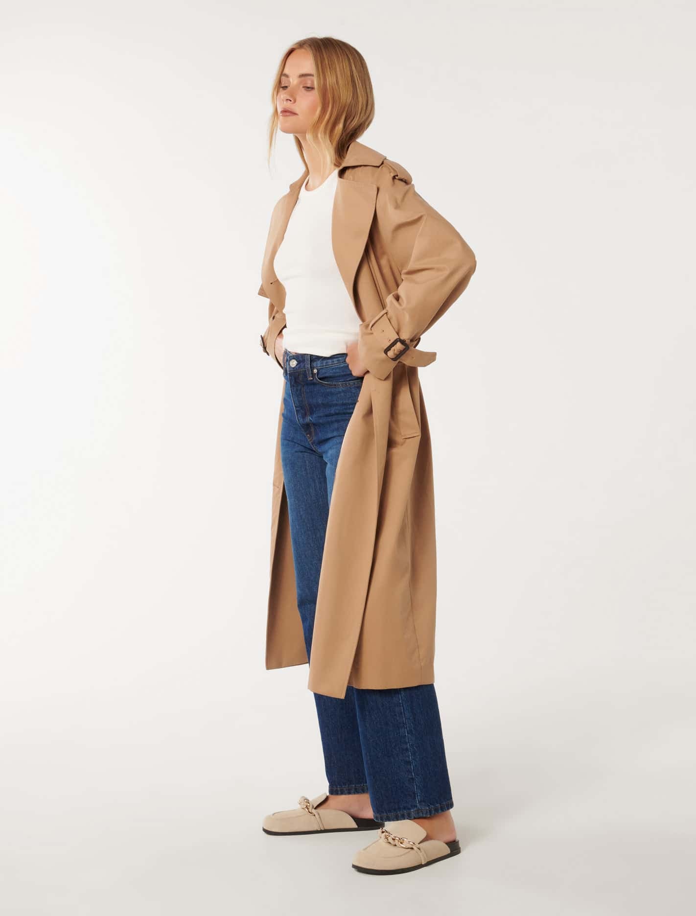 Melissa Trench Coat Tan