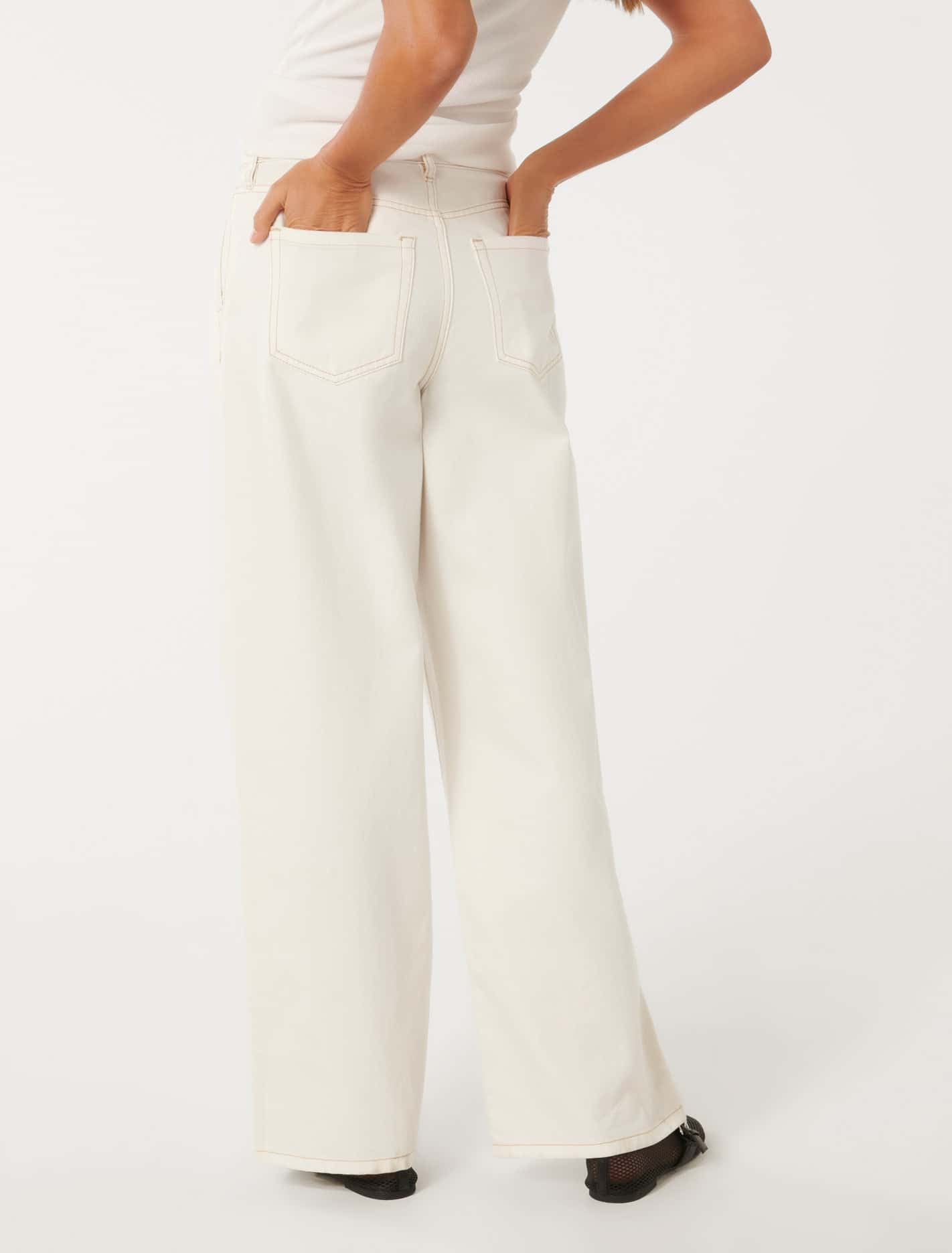 Pippa Wide Leg White