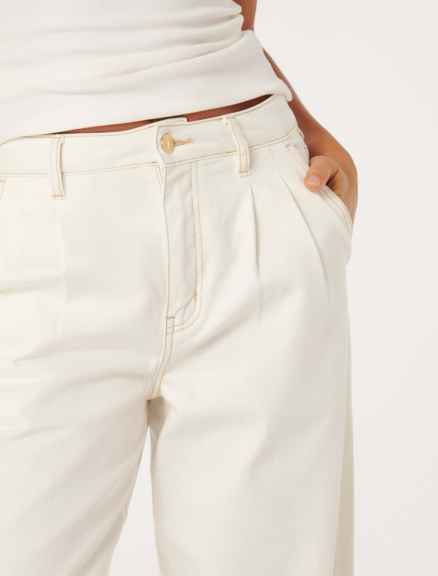 Pippa Wide Leg White