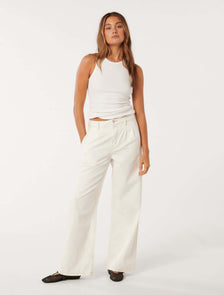 Pippa Wide Leg White