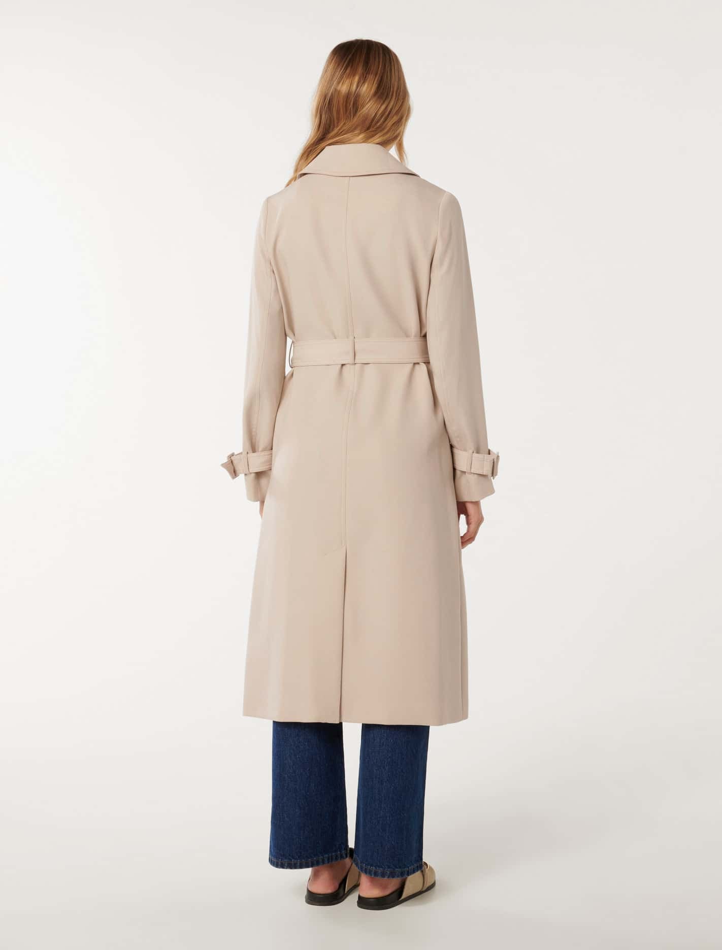 Natasha Soft Trench Cool Sand