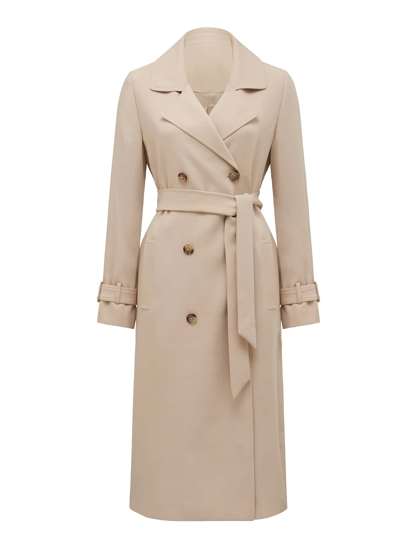 Natasha Soft Trench Cool Sand