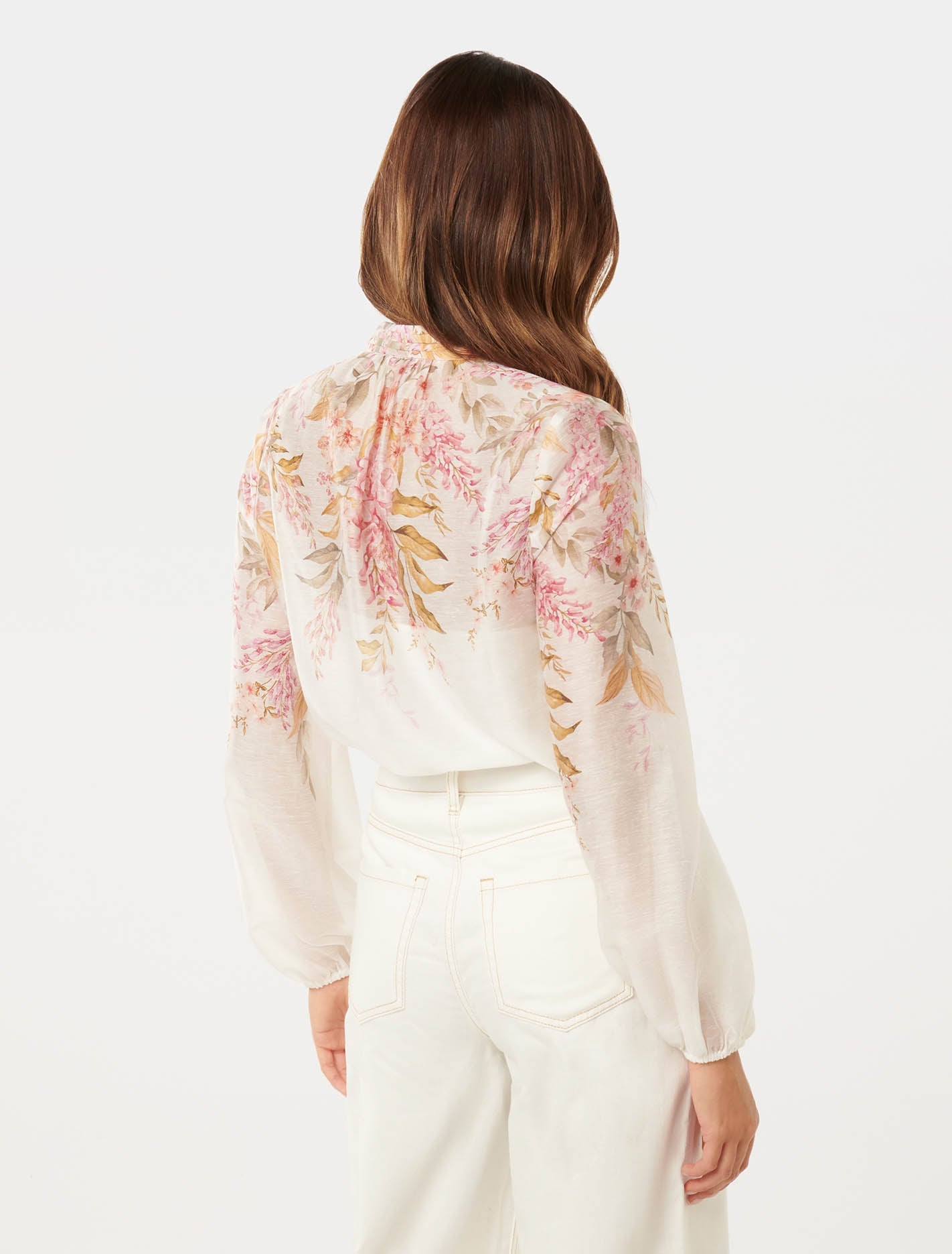 Ellidy Button Down Blouse Conifer Floral Co-ord