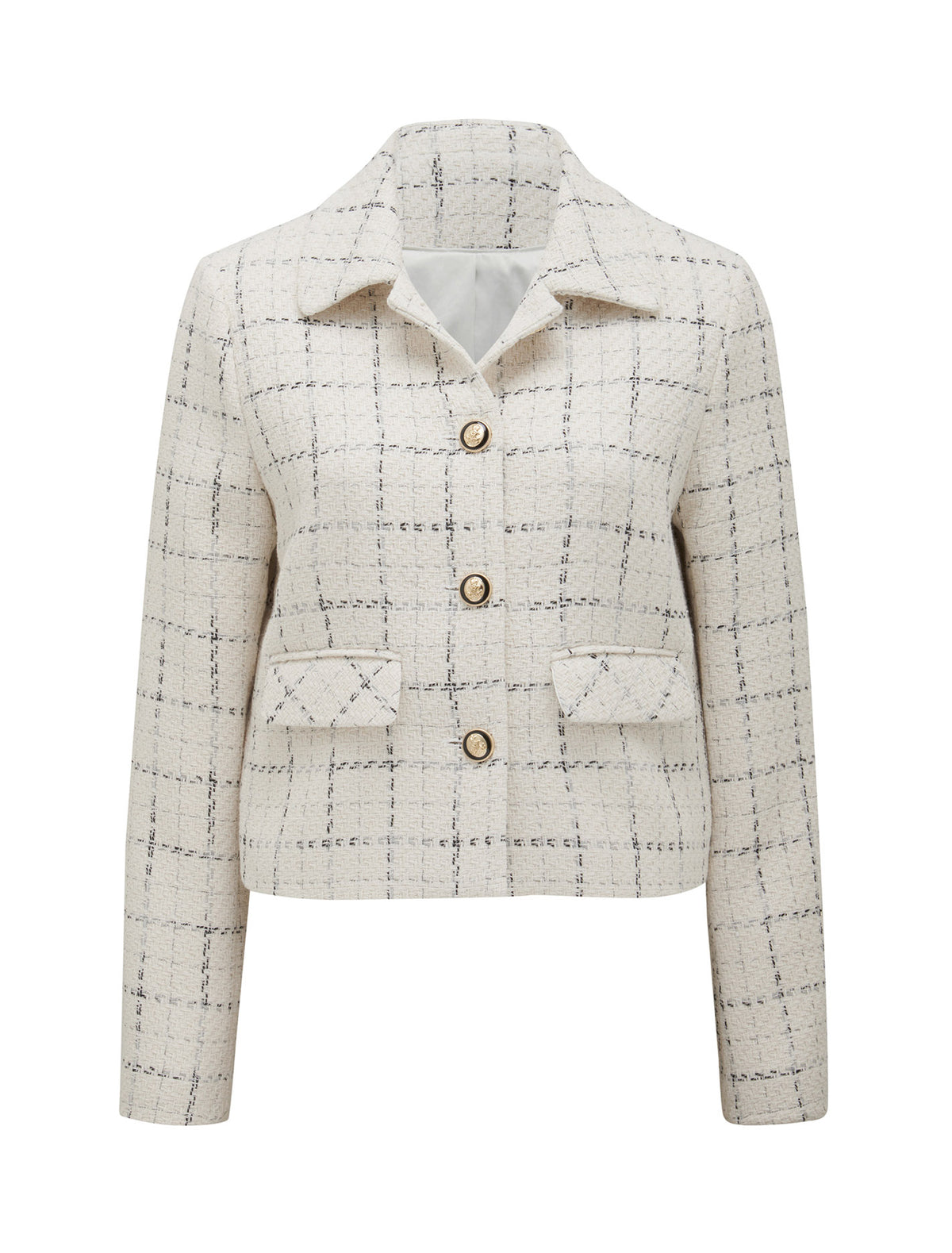 Rue Boucle Jacket Black/White Check Suit