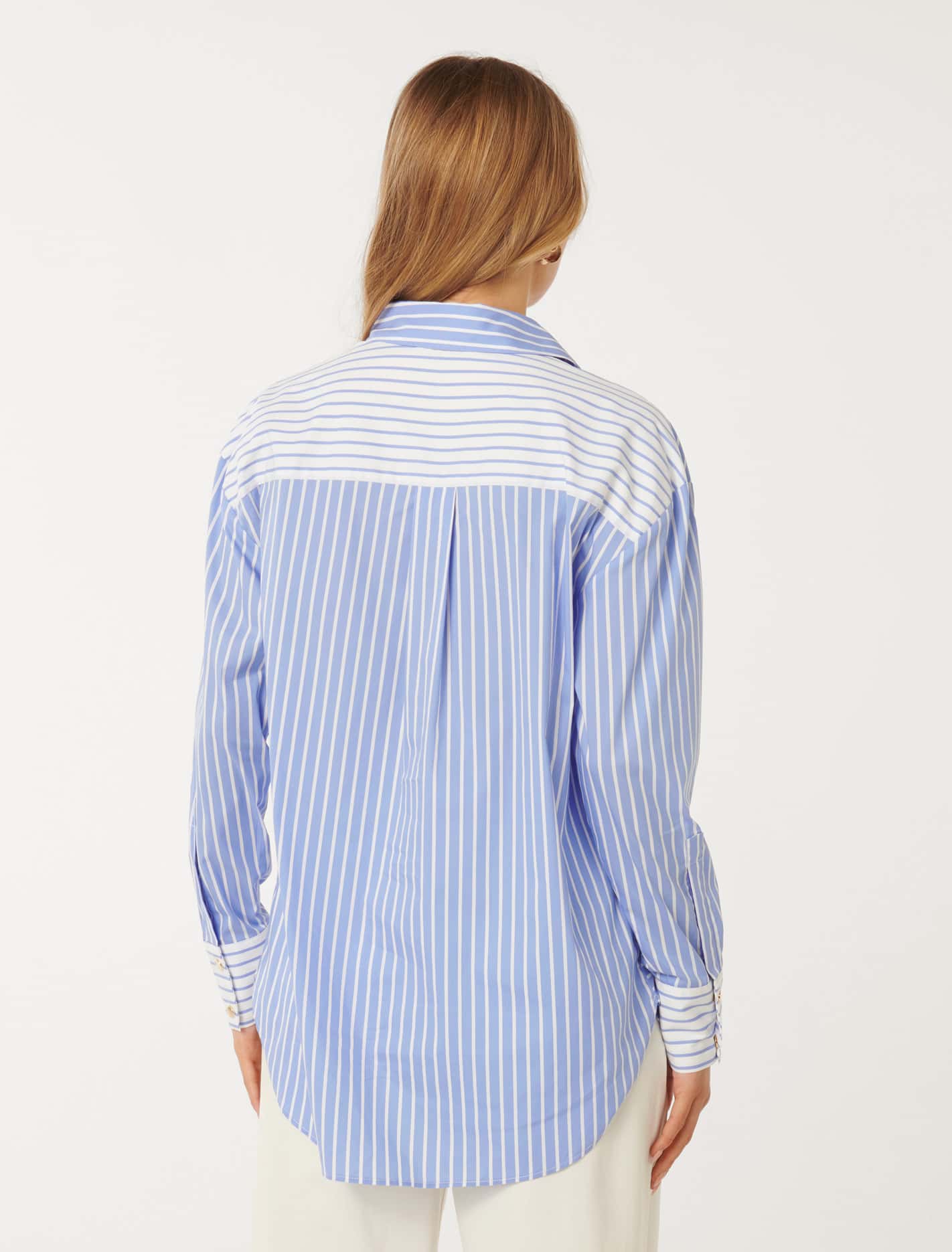 Stacy Stripe Shirt Blue Stripe