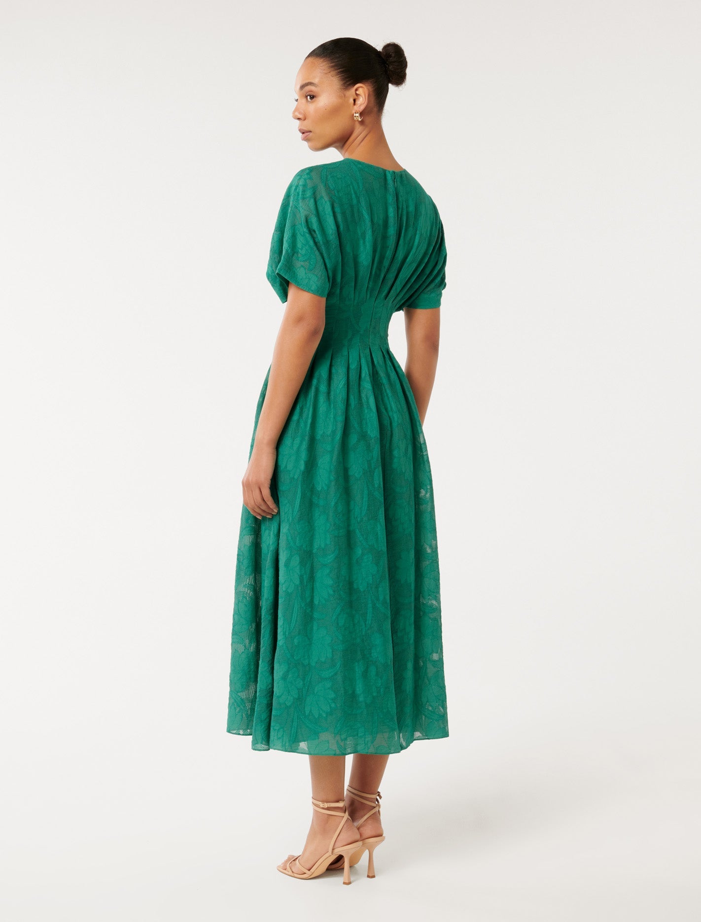 Eve Jacquard Seam Midi Mayan Jade