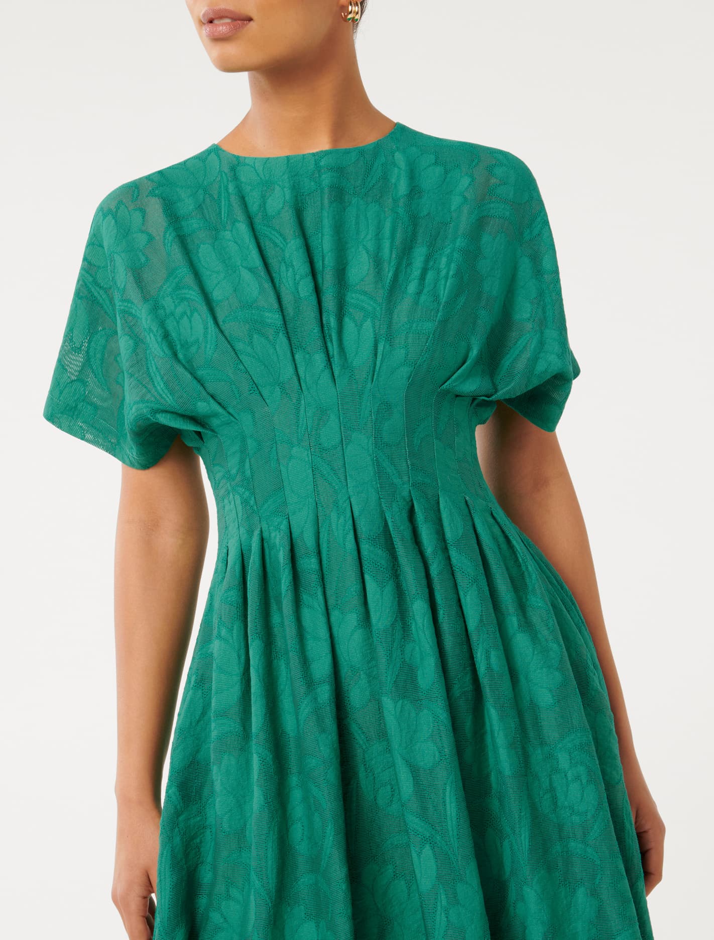 Eve Jacquard Seam Midi Mayan Jade