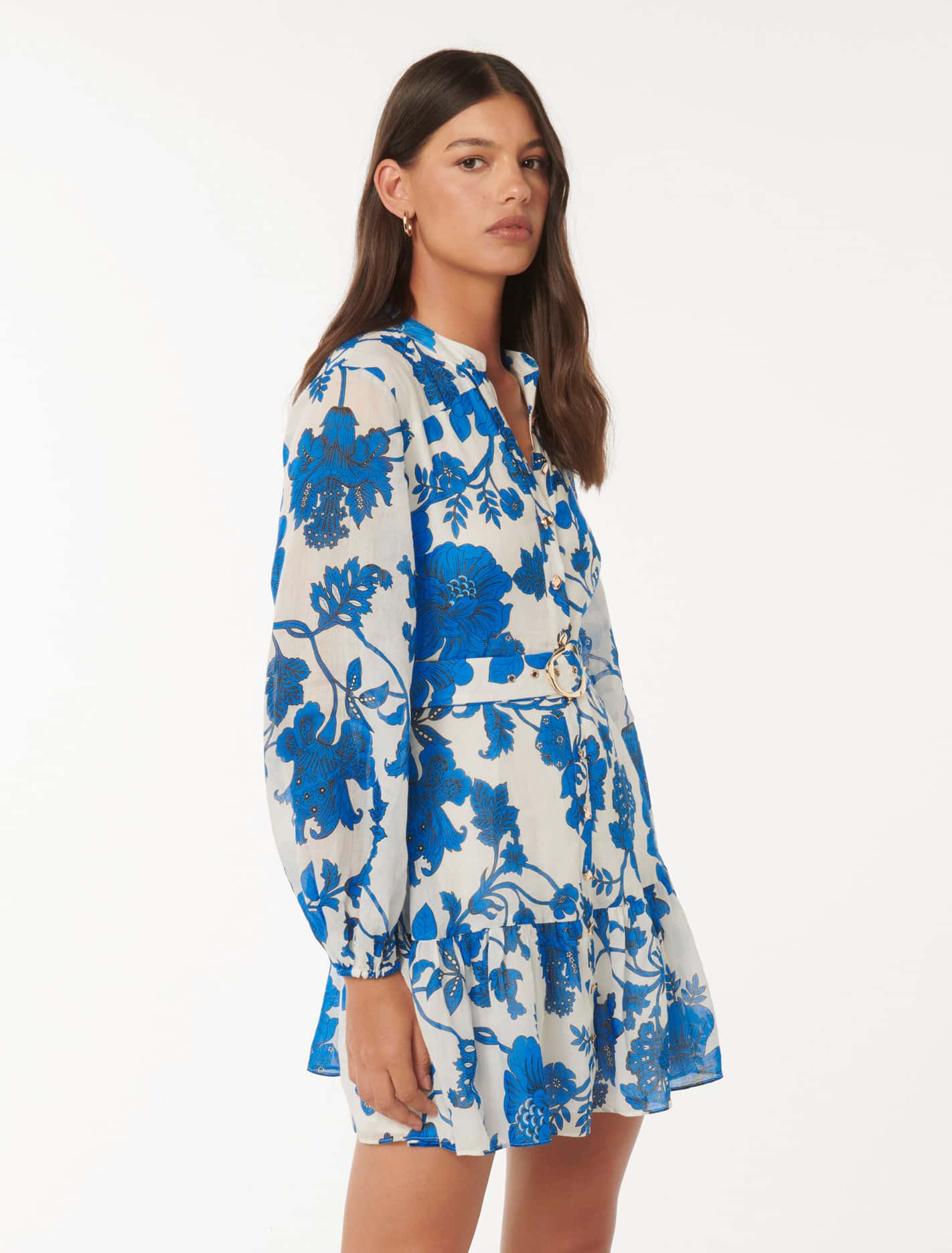 Aurora Mini Skater Large Blue Leila Chintz