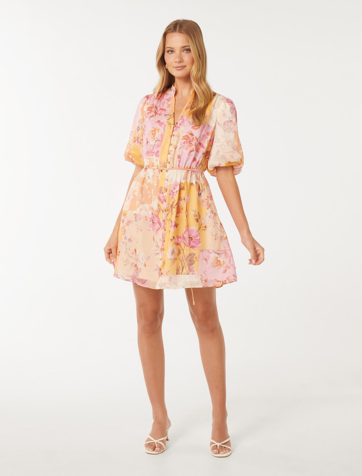 Loanna Mini Skater Amora Patchwork