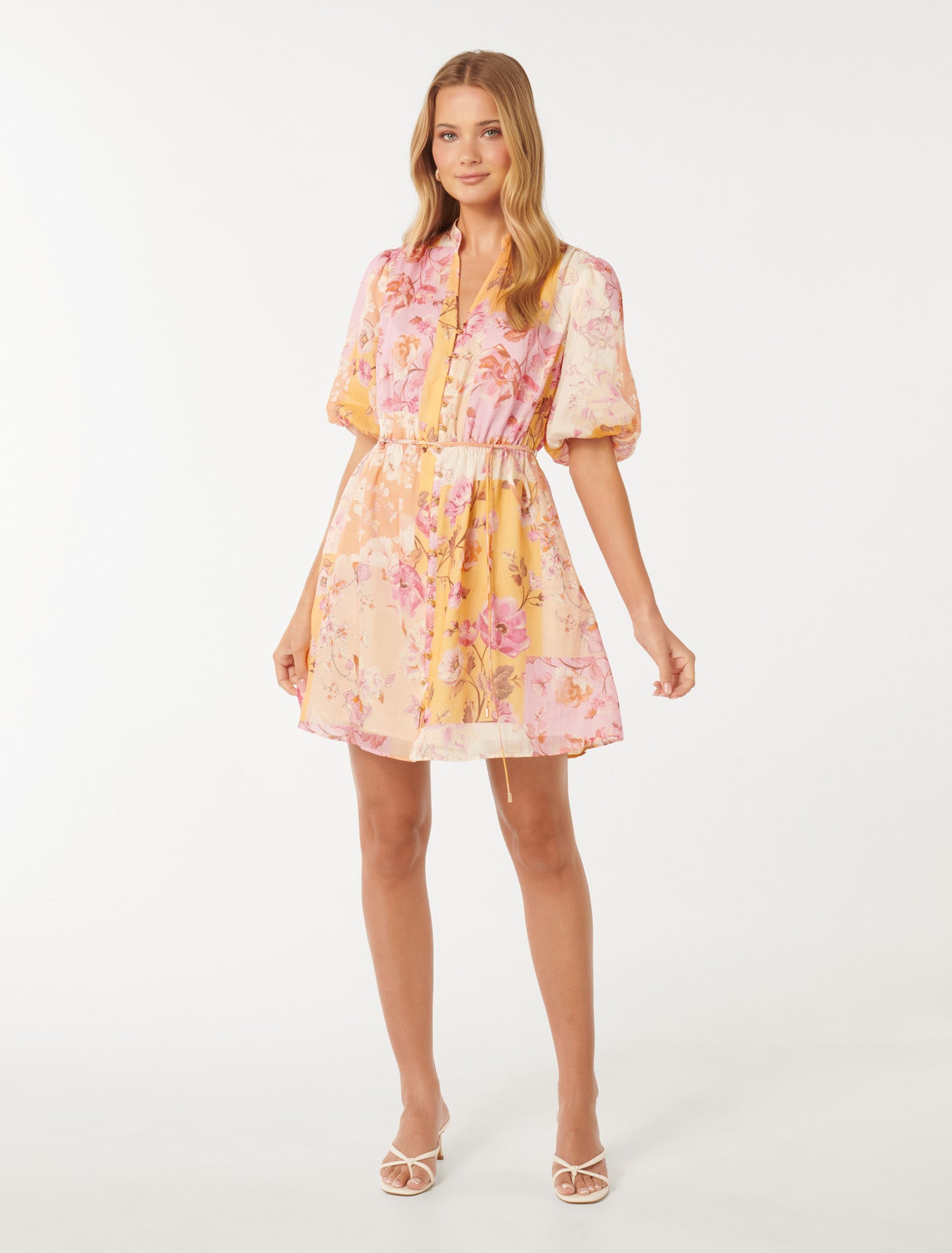 Loanna Mini Skater Amora Patchwork