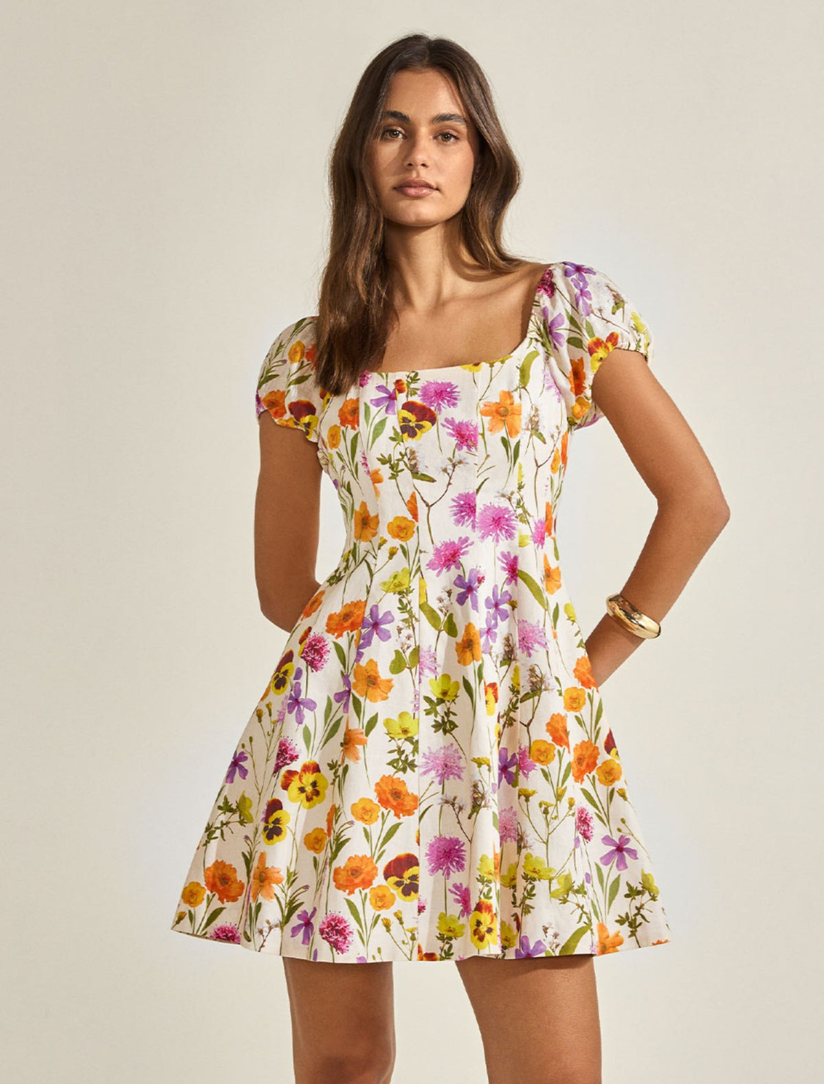 Bondi Seam Detail Mini Corlett Floral