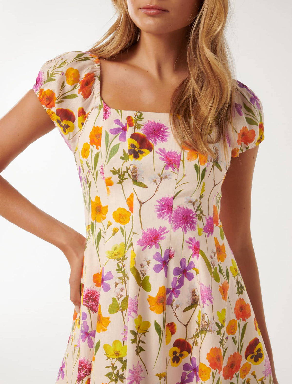 Bondi Seam Detail Mini Corlett Floral