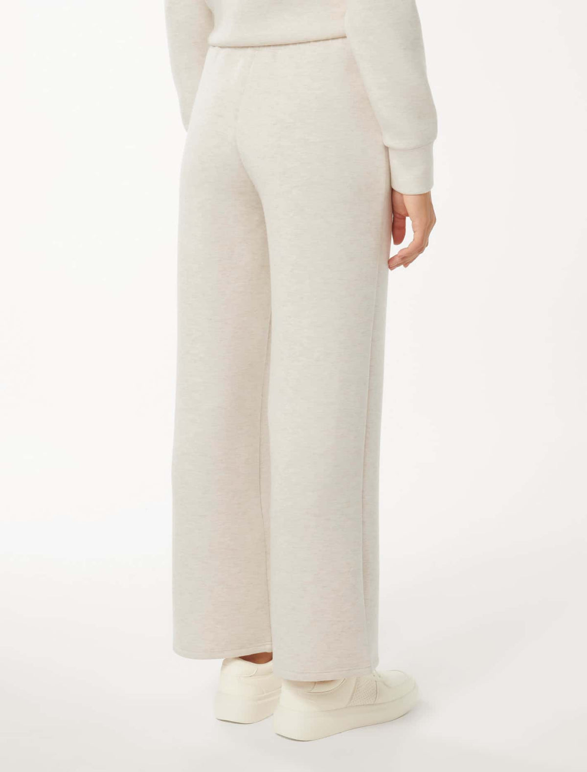 Tiana Wide Leg Sweatpants Oatmeal Marle