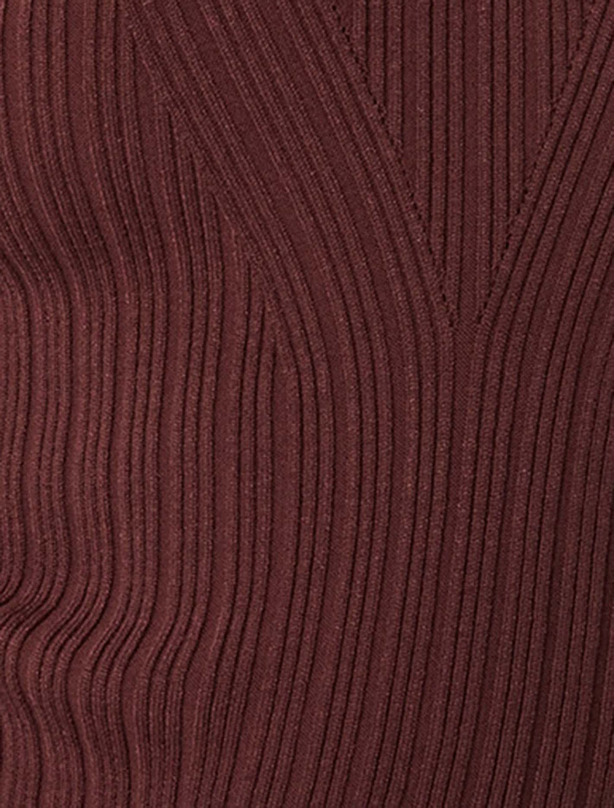 Lara Pu Mixed Mini Dress Madder Brown