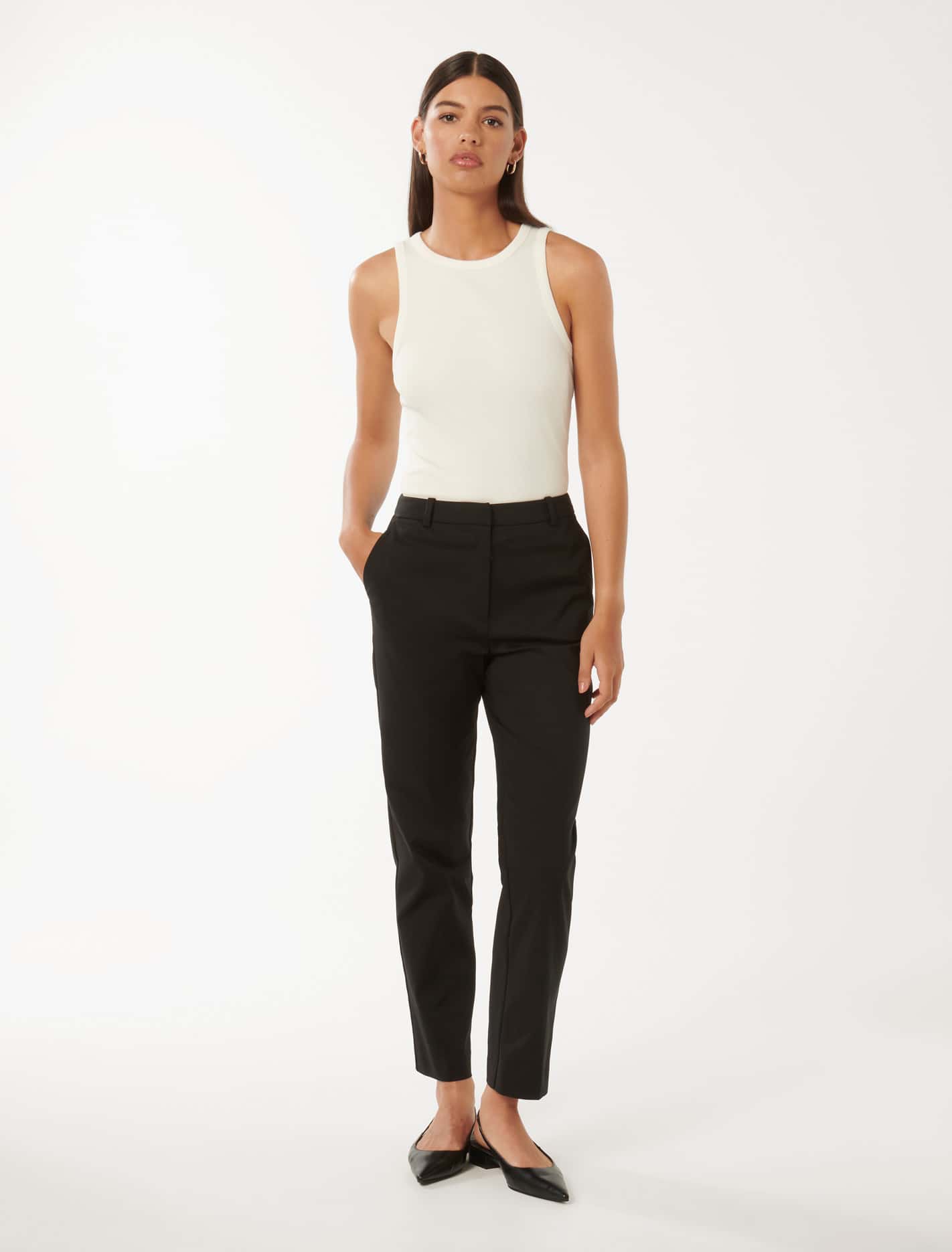 Gwen Tapered Pants Black