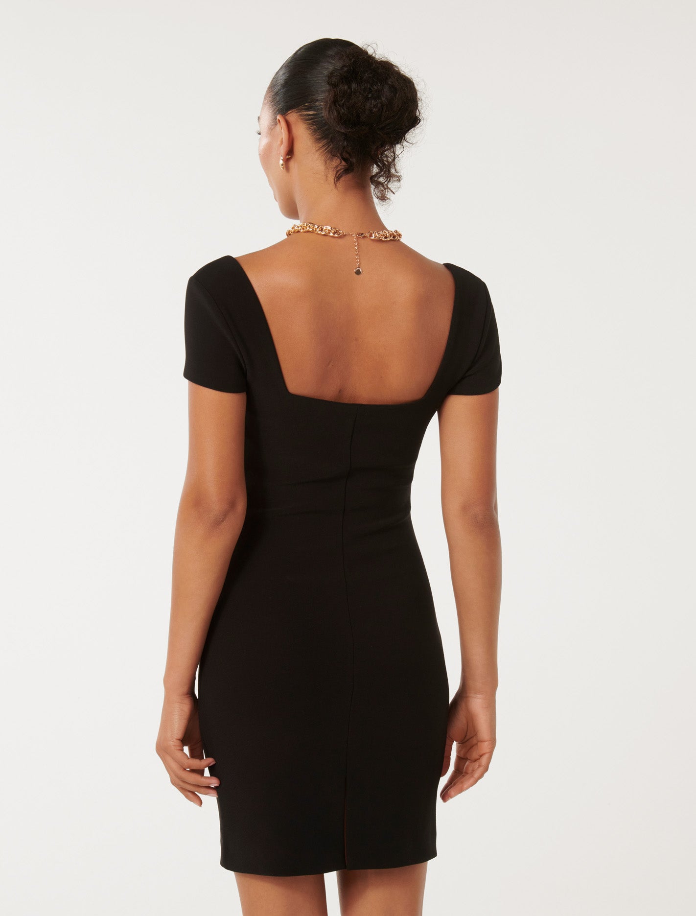 Kirsten Short Bodycon Dress Black