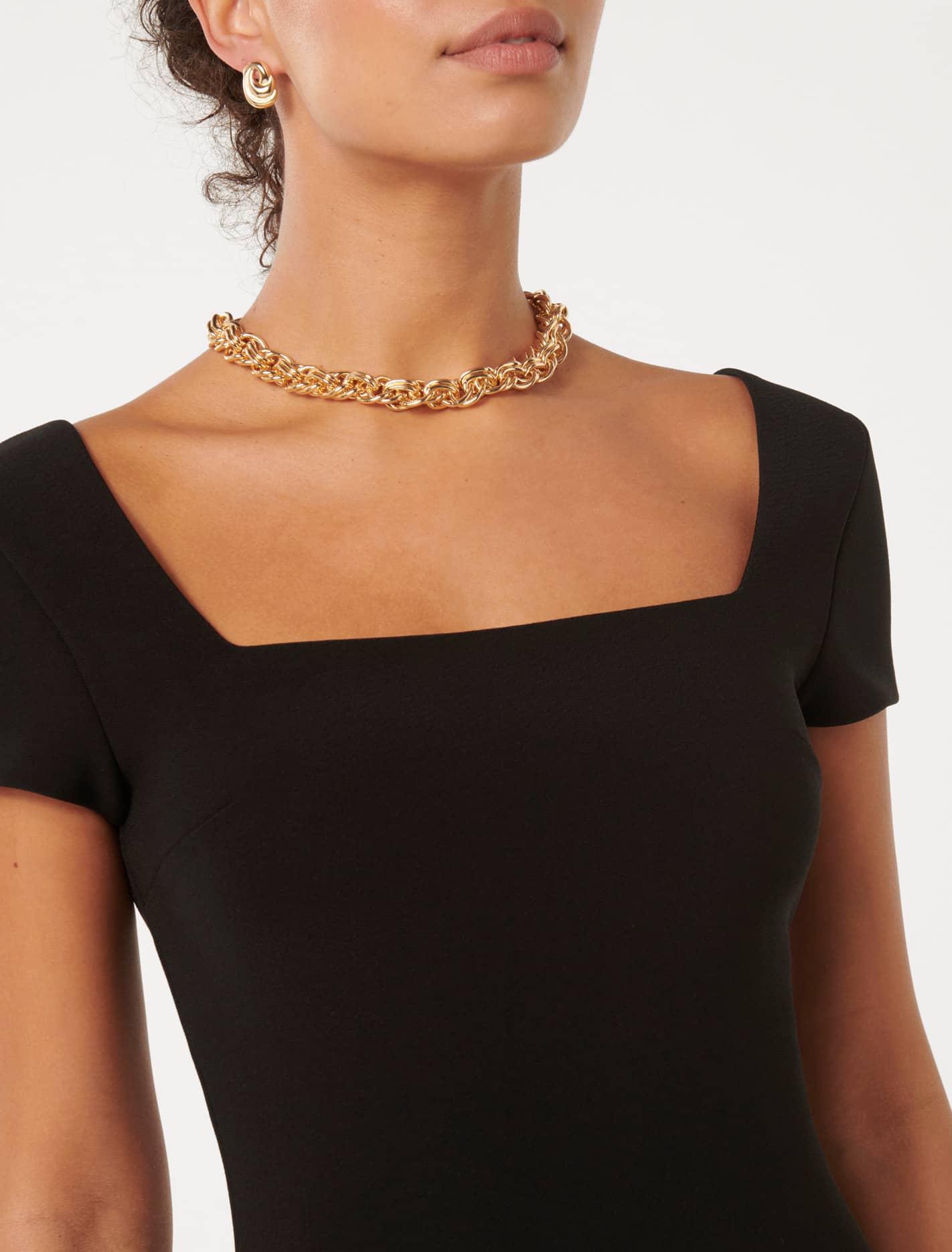 Kirsten Short Bodycon Dress Black