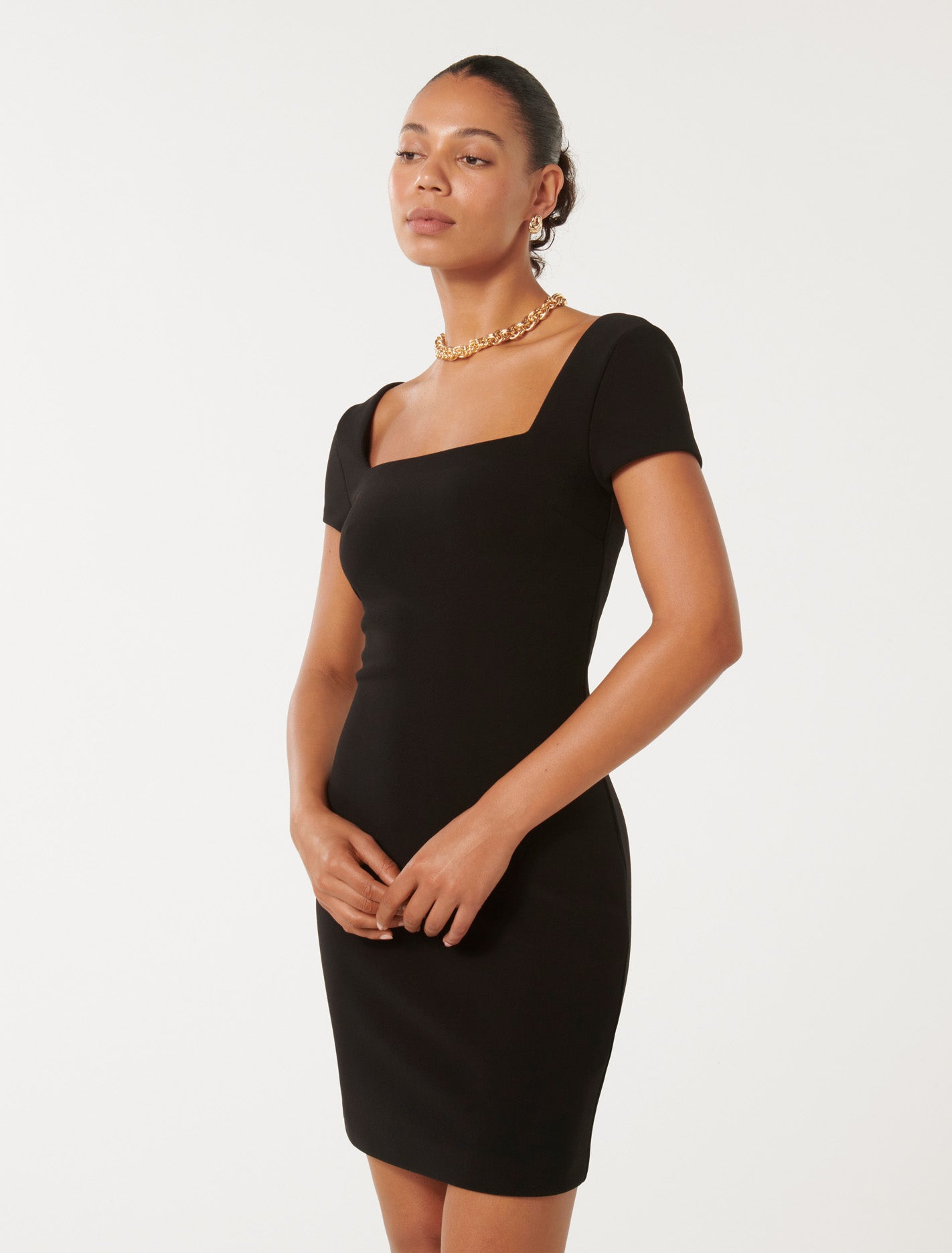 Kirsten Short Bodycon Dress Black