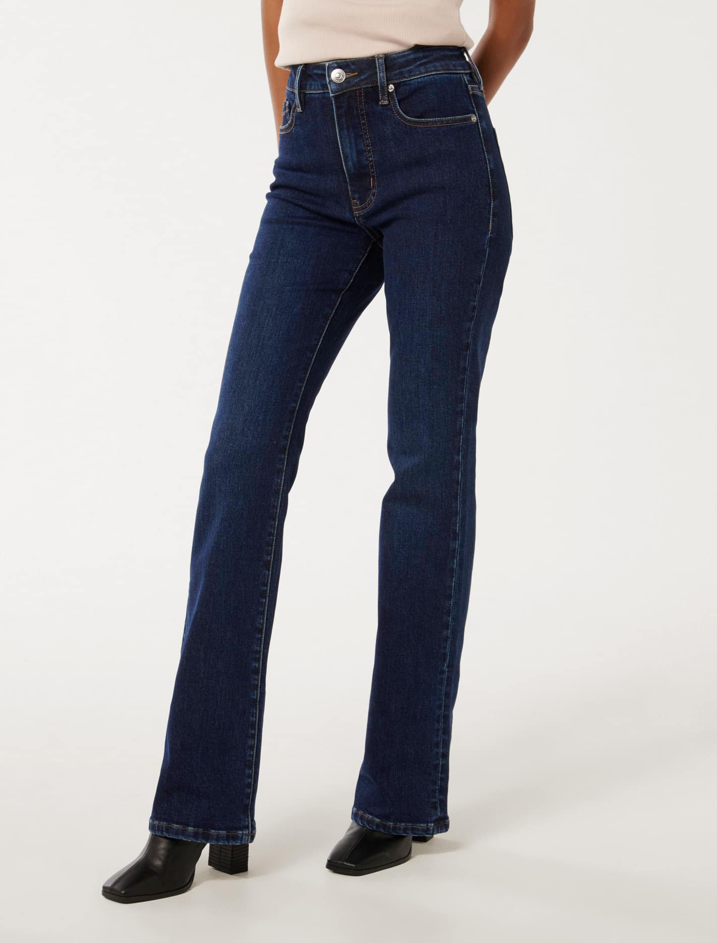 Eloise Petite Classic Bootcut Jean Dark Wash