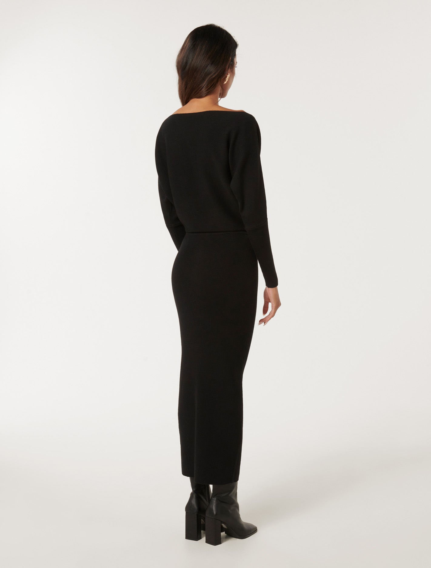 Ciara Petite Midi Dress Black