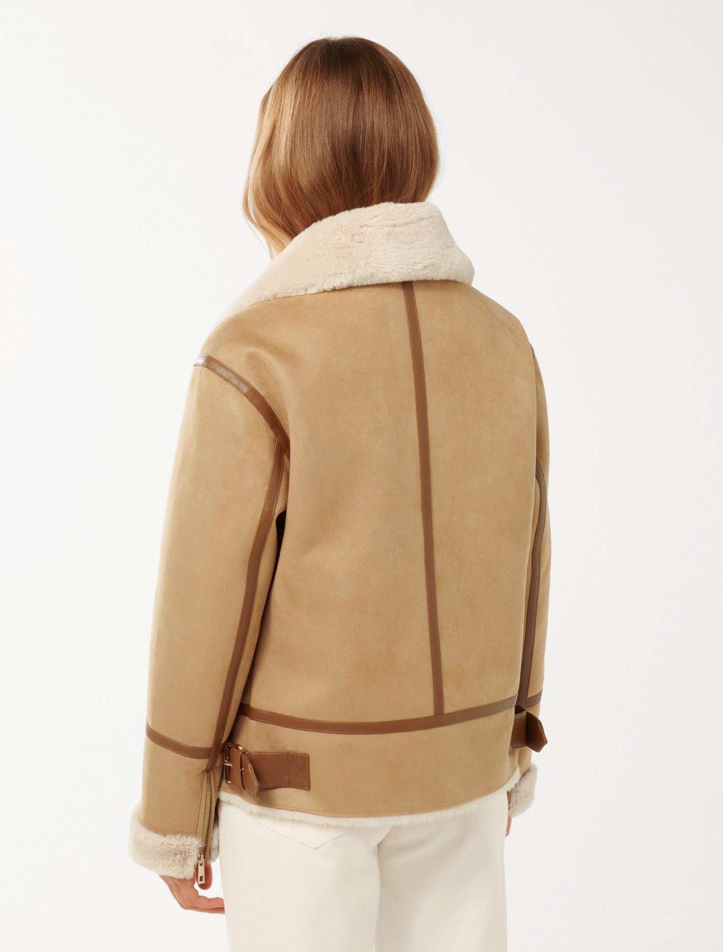 Jen Aviator Jacket Camel