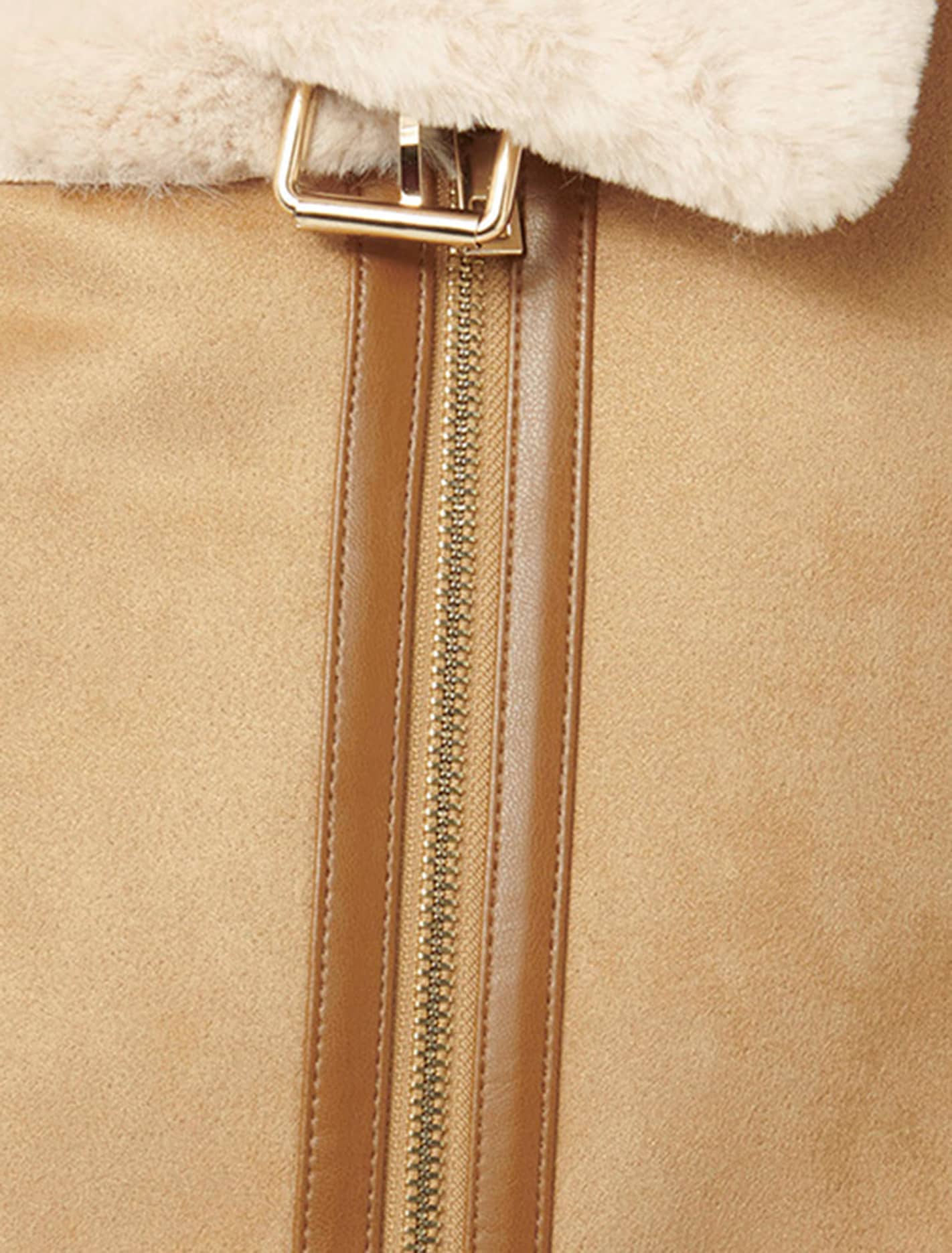 Jen Aviator Jacket Camel