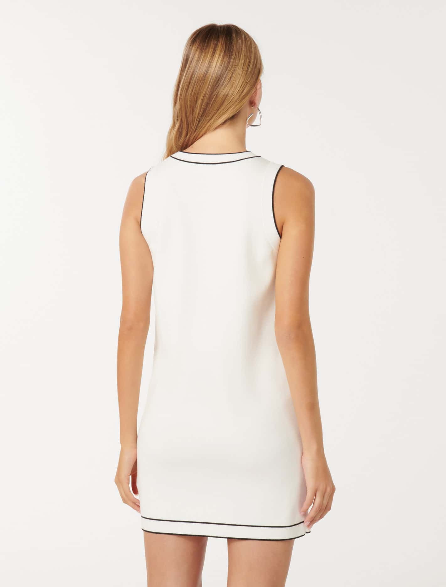 Molly Tipped Mini Dress Mono Tipped