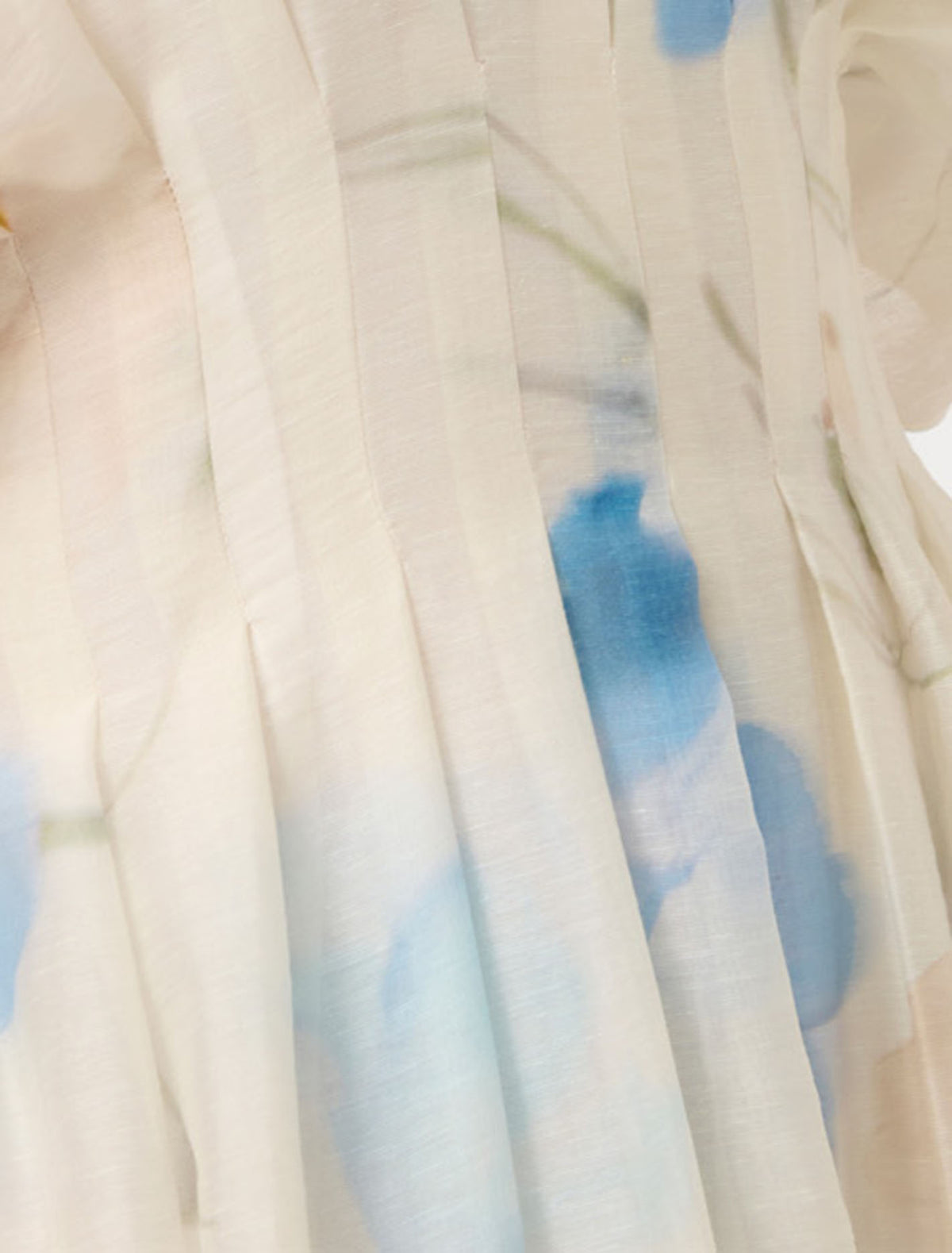 Eve Petite Seam Detail Midi Blue Valerie Floral