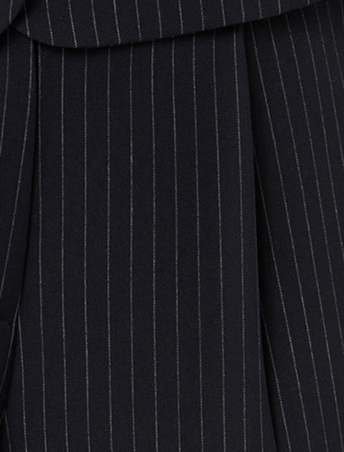 Noa Pinstripe Wide Leg Pants Navy Pinstripe Suit