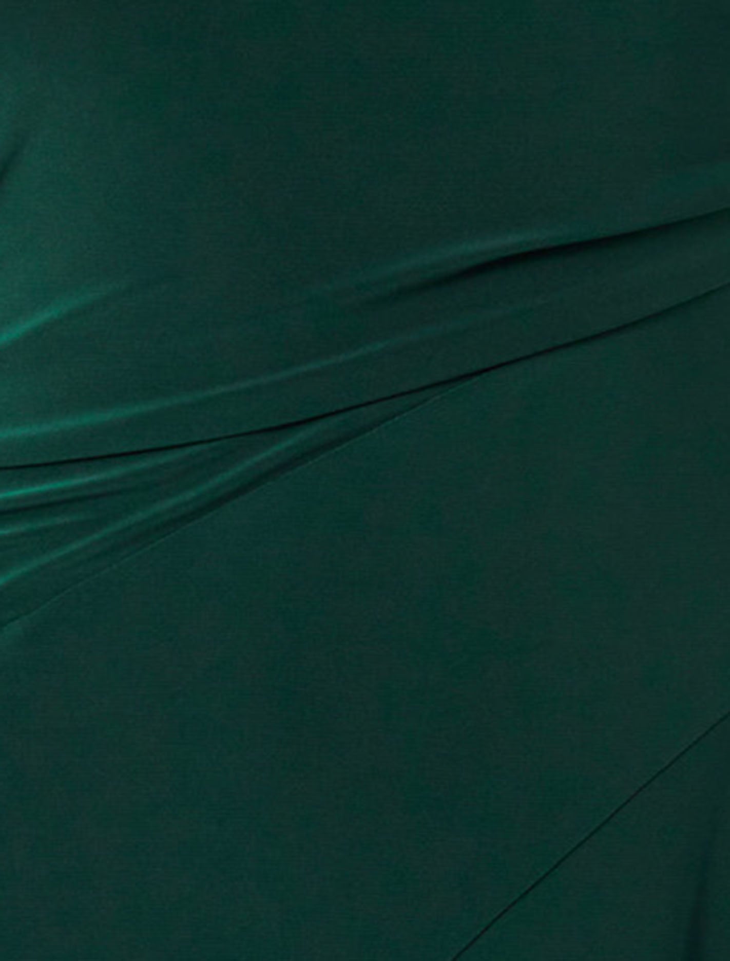 Sawyer Asymmetric Drape Dress Forest Moss