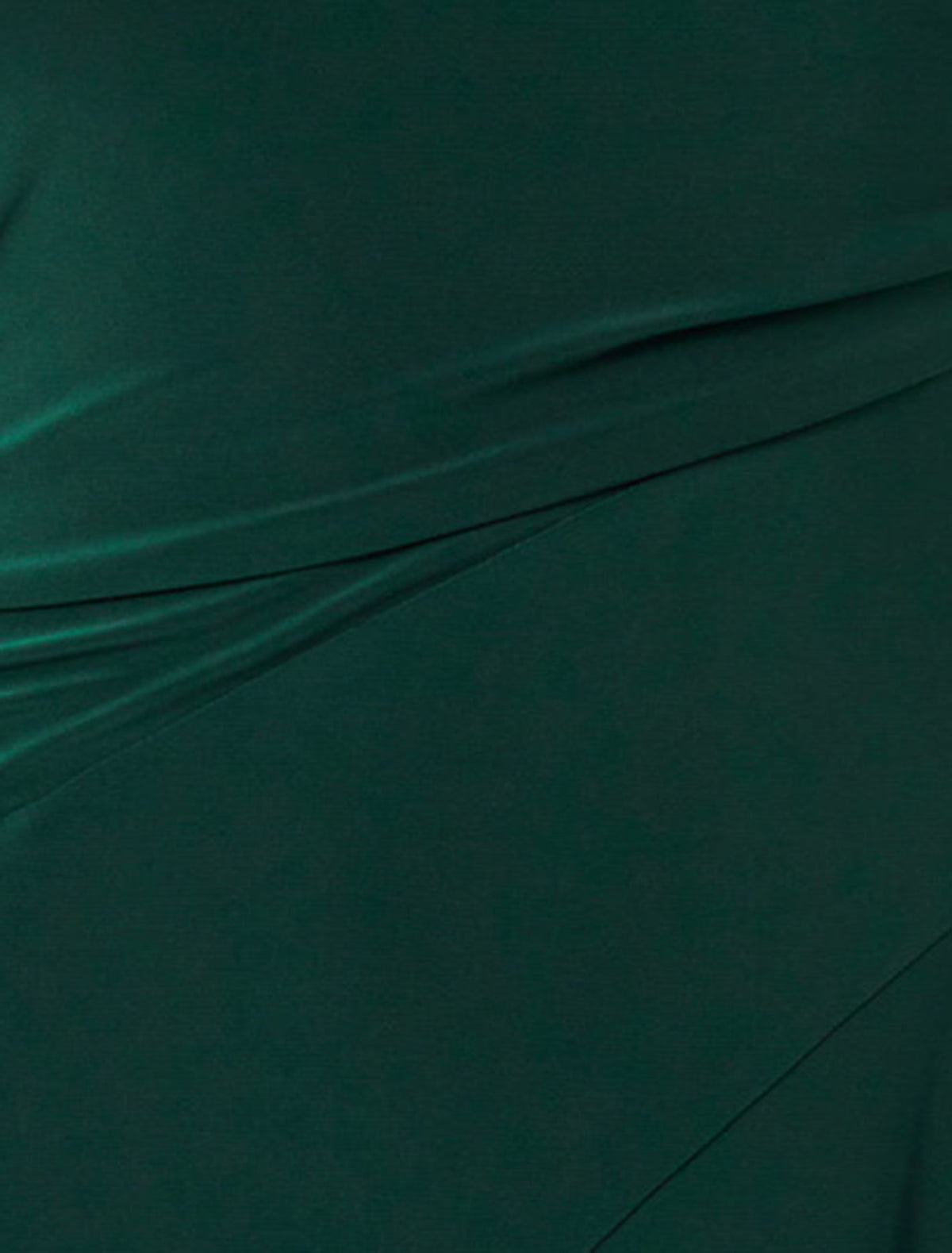 Sawyer Asymmetric Drape Dress Forest Moss