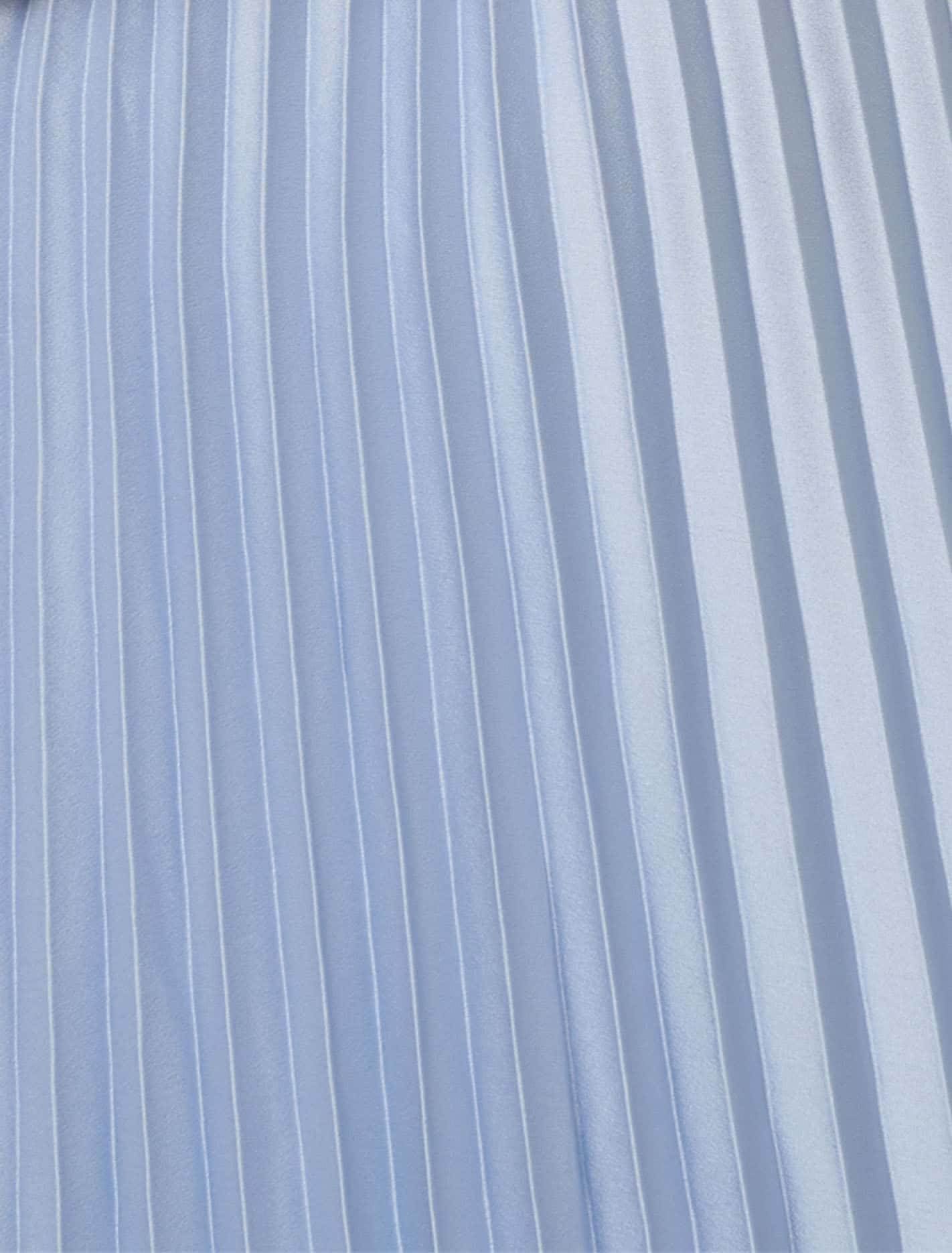 Chloe Pleated Midi Dress Misty Sky