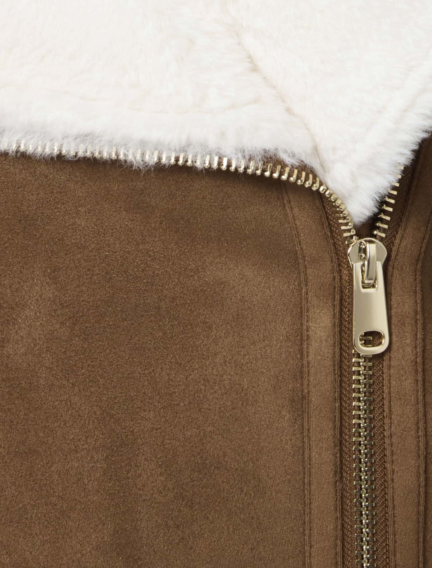 Montana Petite Aviator Jacket Chocolate