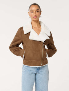 Montana Petite Aviator Jacket Chocolate