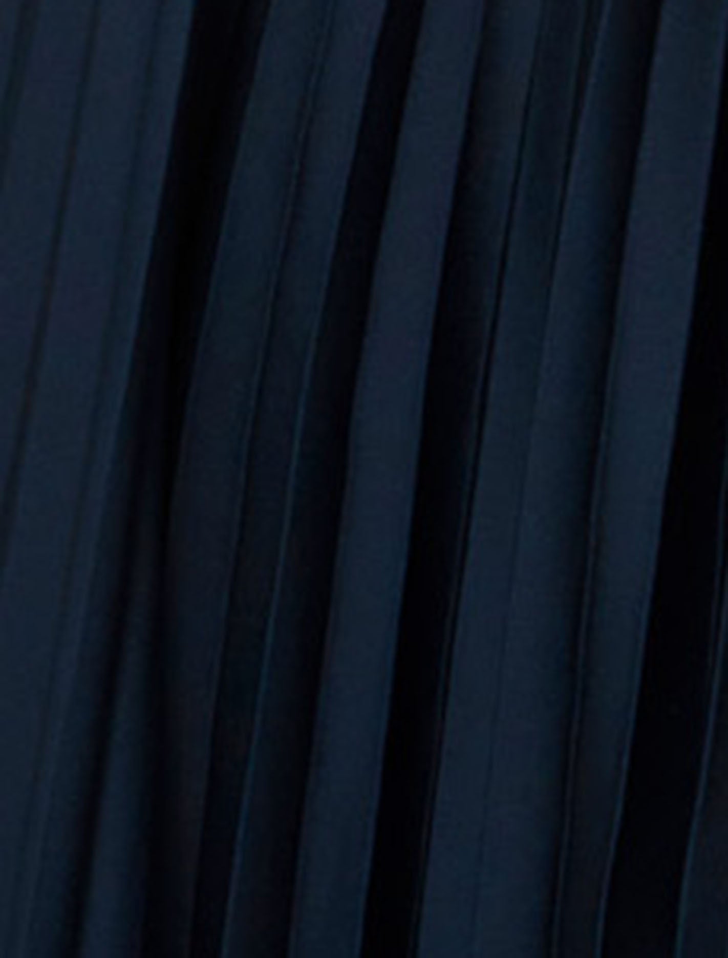Chloe Petite Pleated Midi Dress Deep Navy