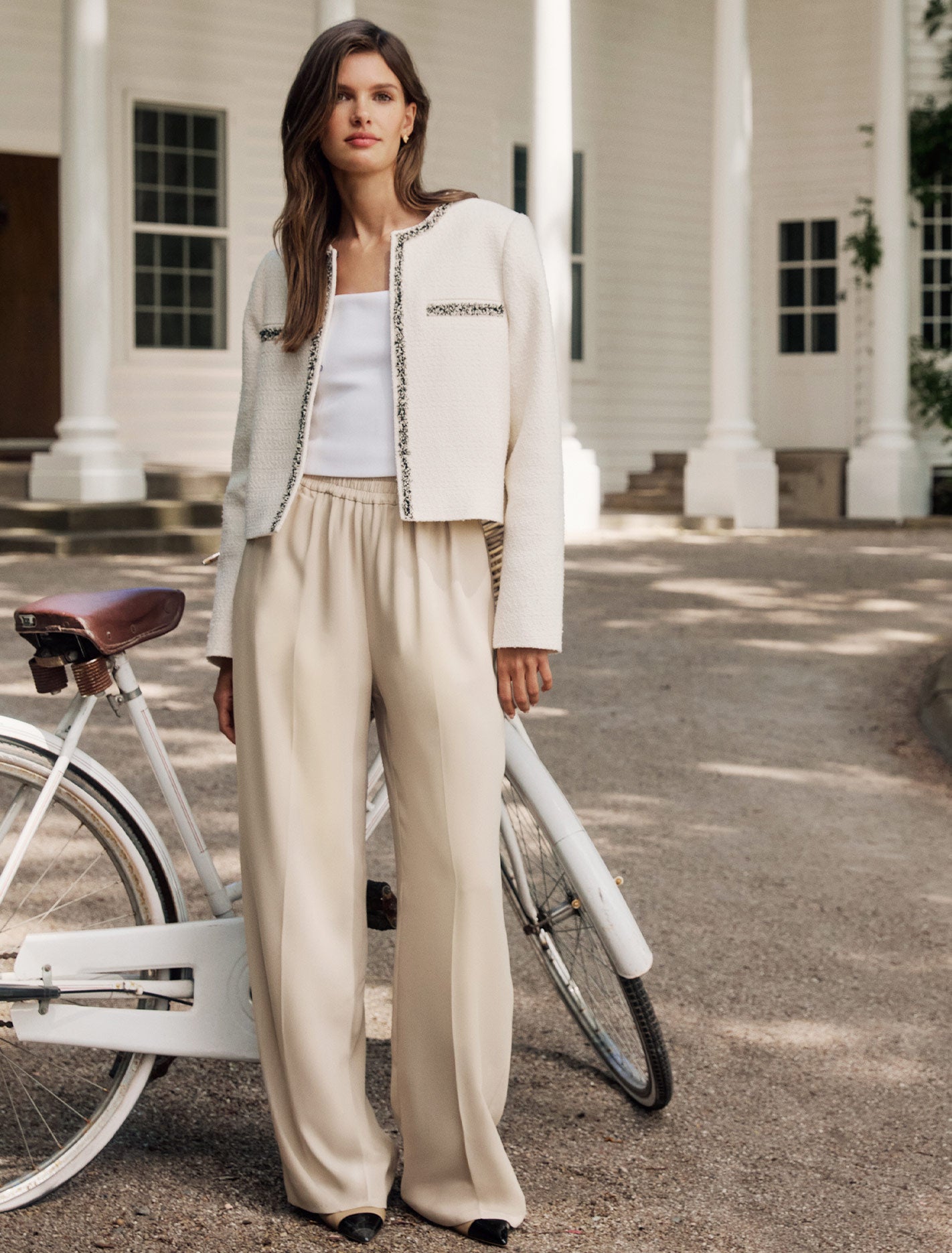 Marie Boucle Jacket Cream