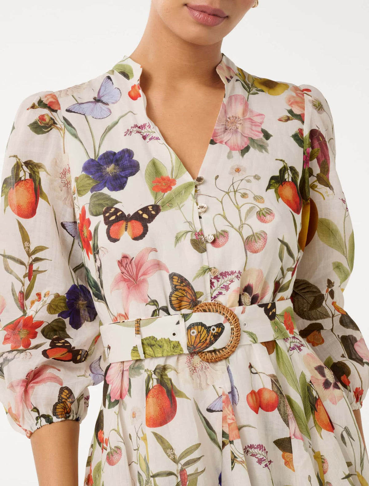 Wesley Printed Skater Mini Dress Helston Floral