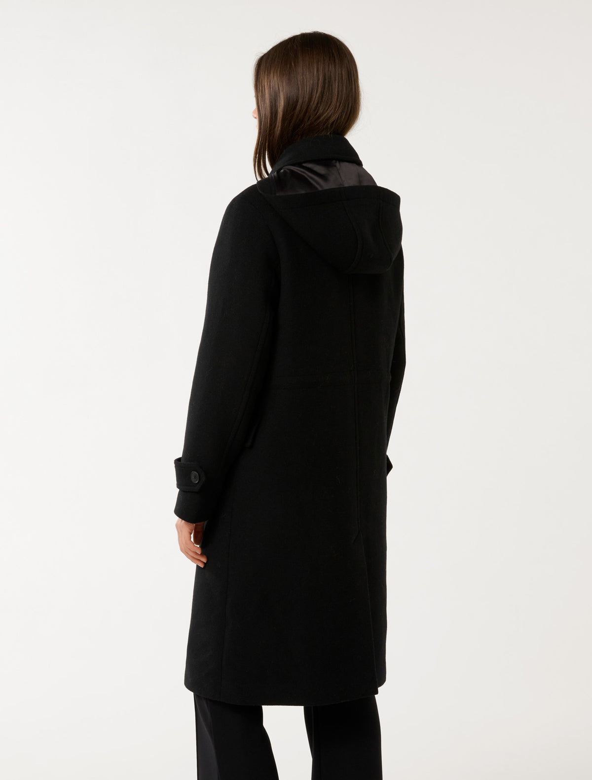 Tommy Parka Duffle Coat  Black