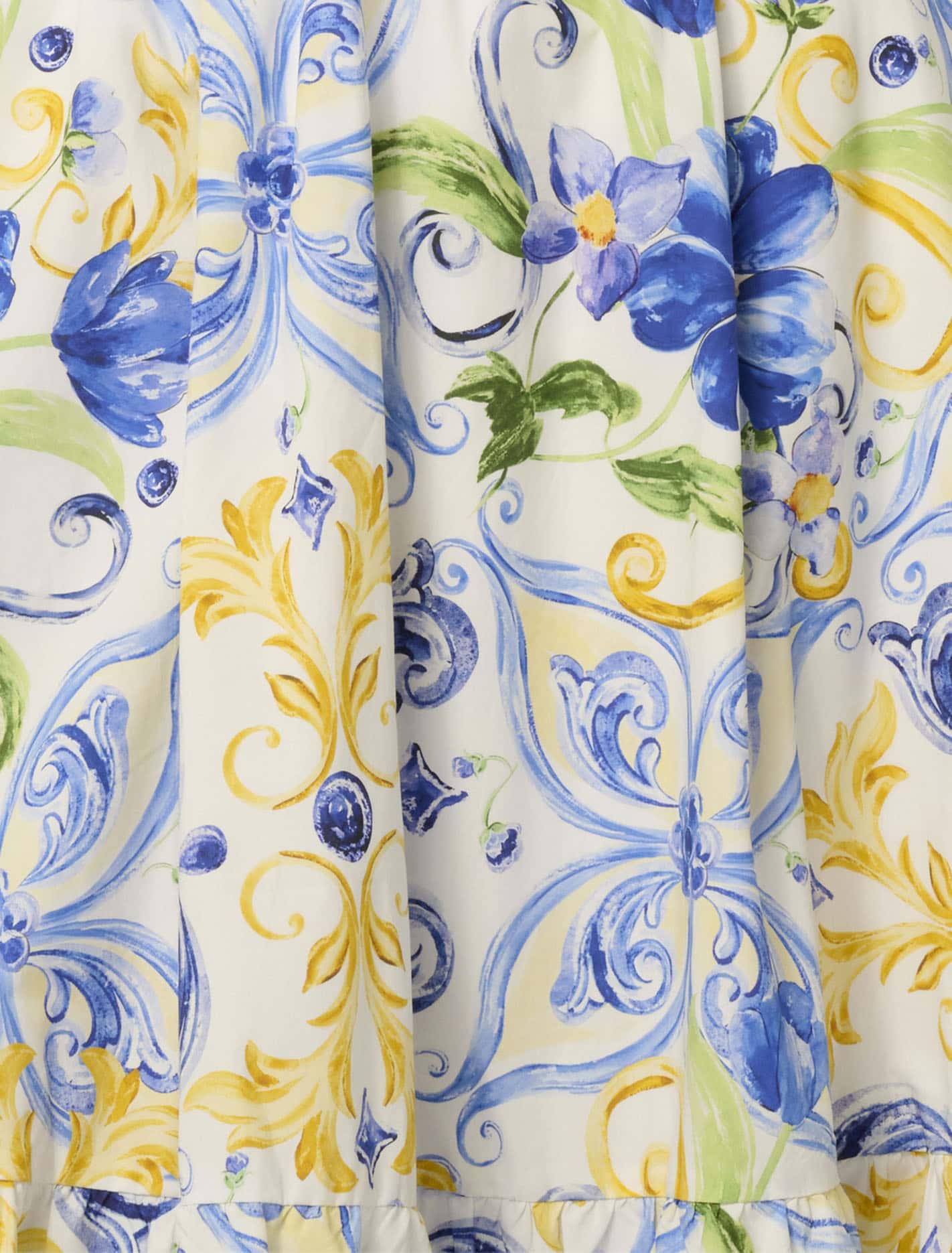 Eleanor Short Sleeve Cotton Midi Capri Tile