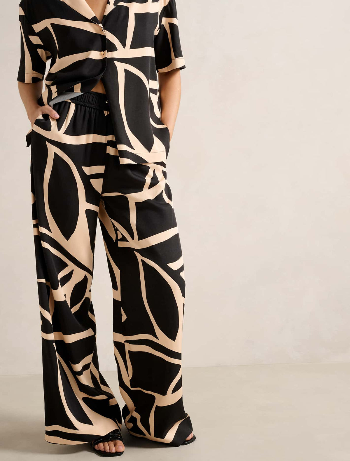 Ayla Printed Palazzo Pant Risley Co-ord